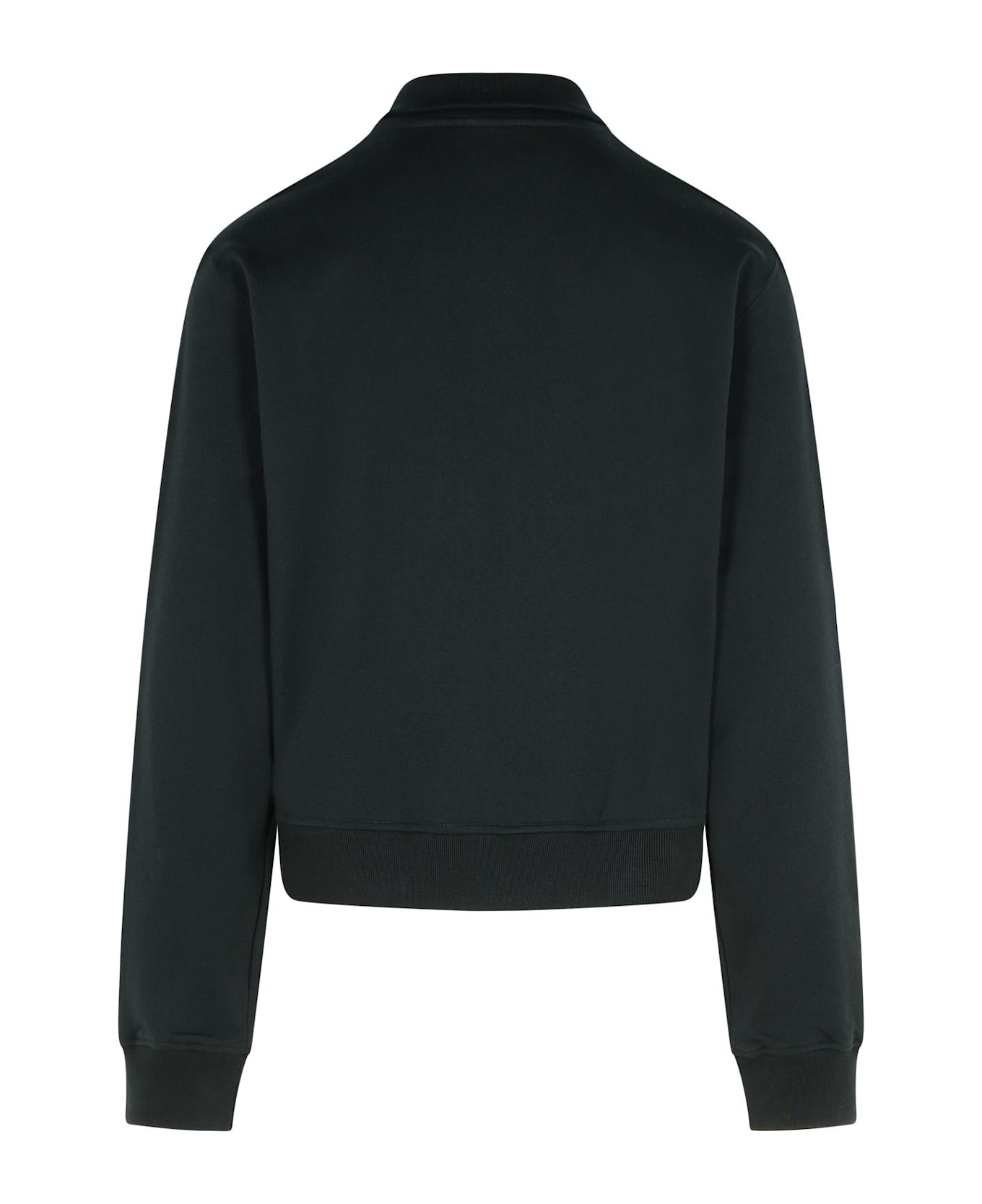 Versace Black Cotton Sweatshirt - Black