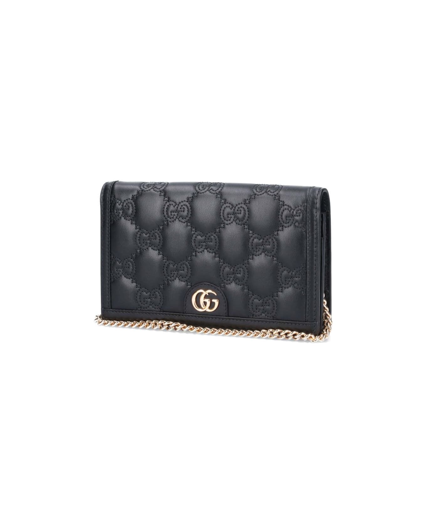 Gucci 
gg Matelassé
 Crossbody Bag - Black