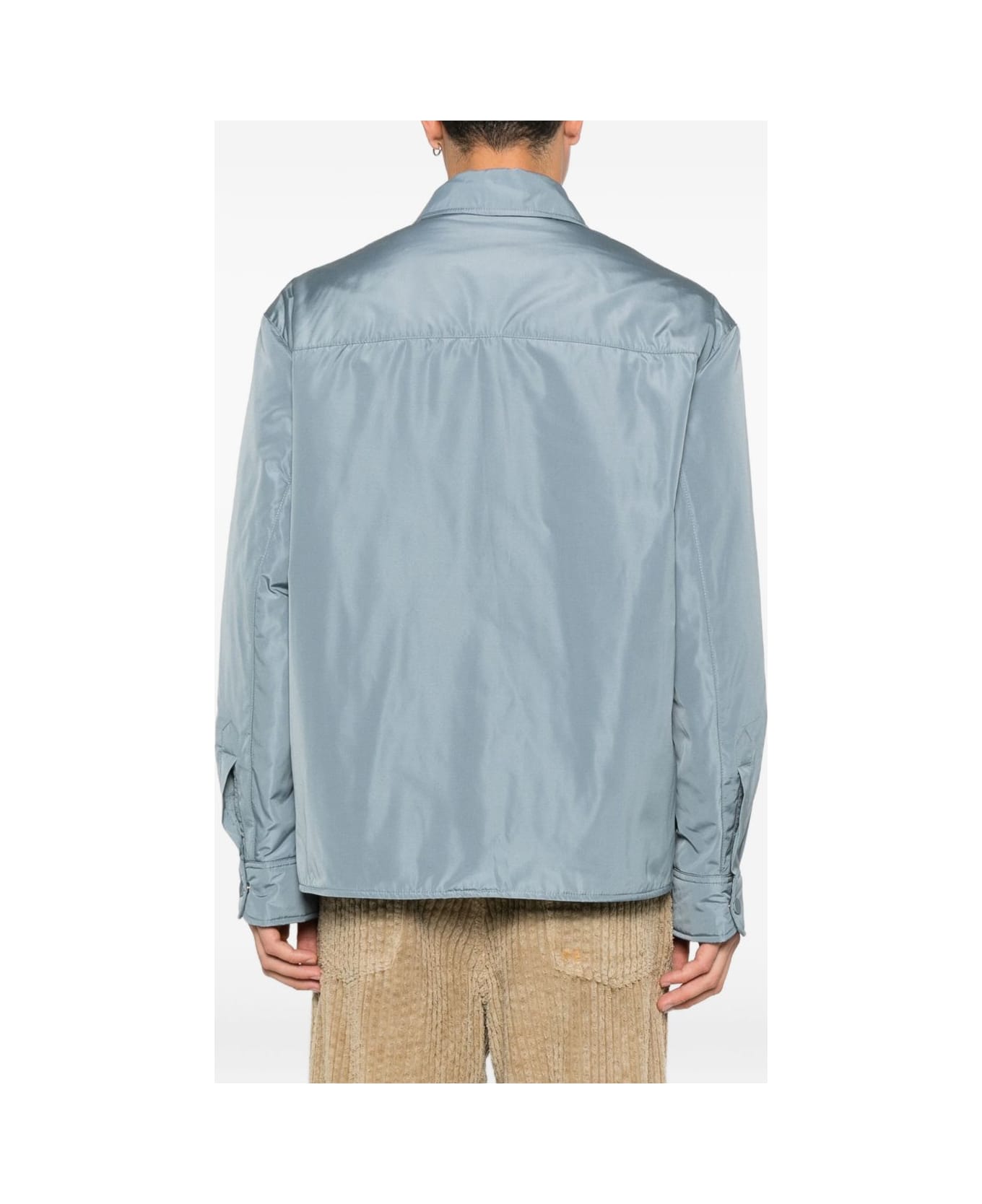 Ami Alexandre Mattiussi Nylon Overshirt - Clear Blue