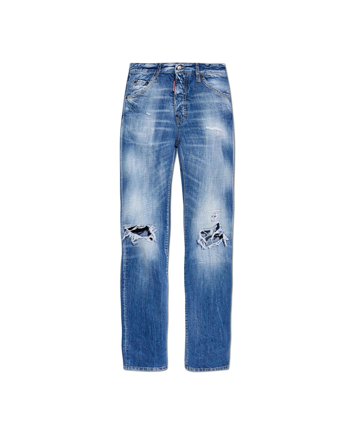 Dsquared2 Cool Guy Distressed Jeans - BLUE