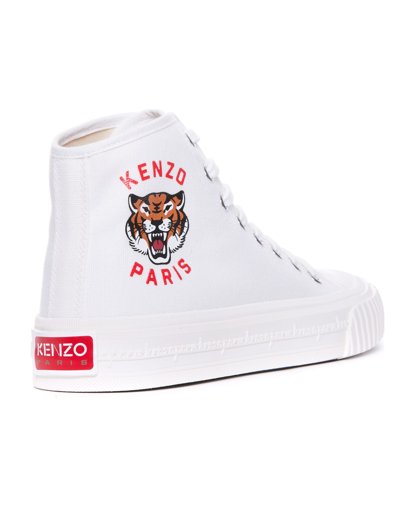 Kenzo Foxy High Sneakers - White