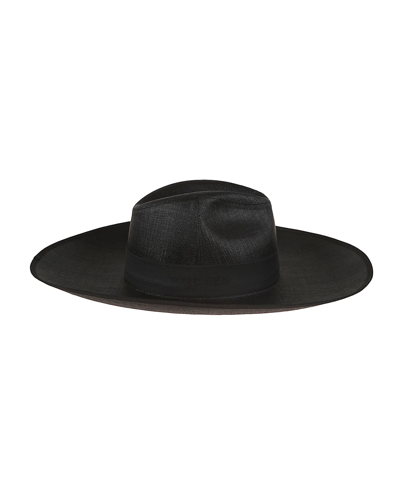 Alexander McQueen Bow-detailed Wide Brim Trilby - Black