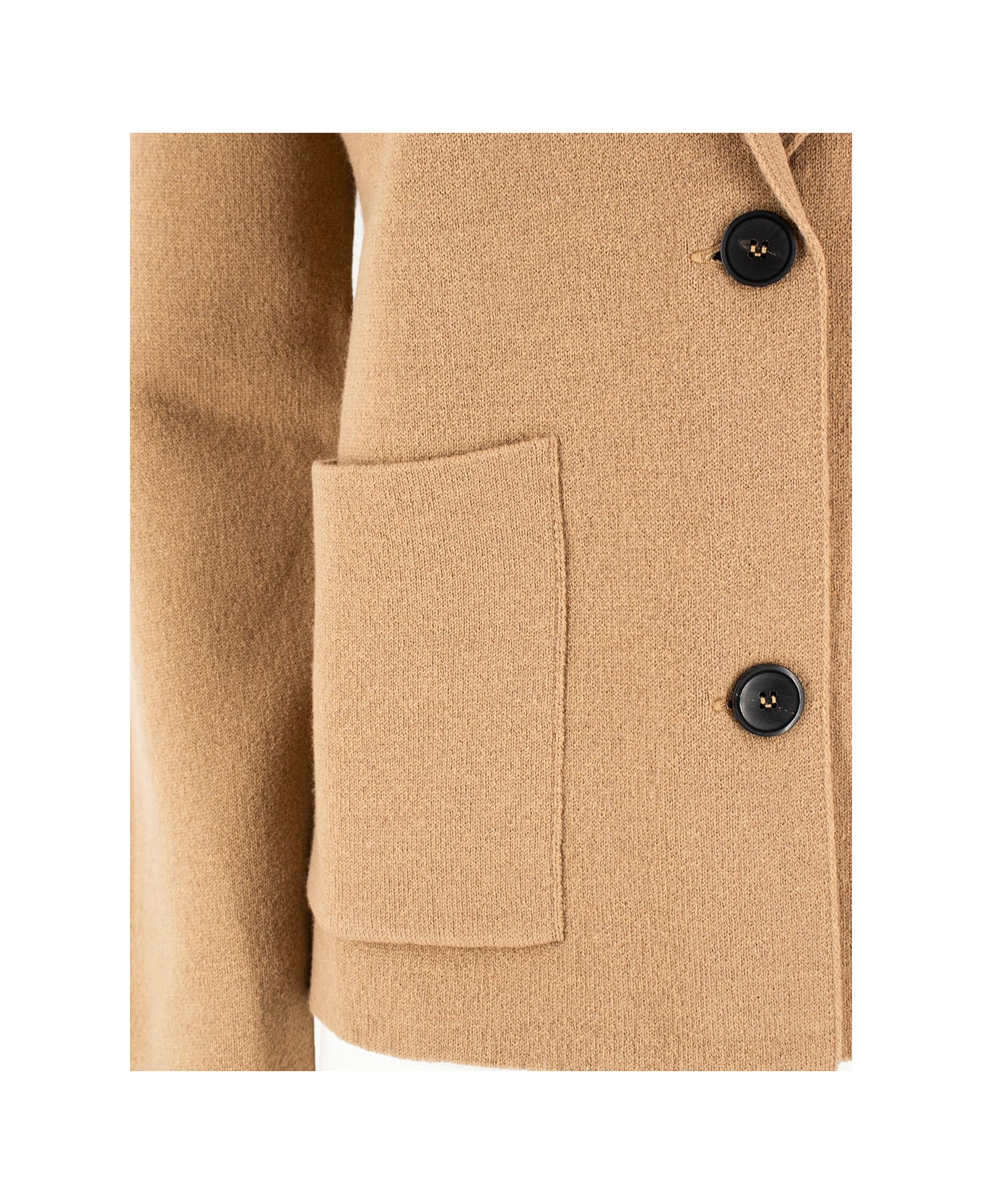 Le Tricot Perugia Jacket - CAMEL