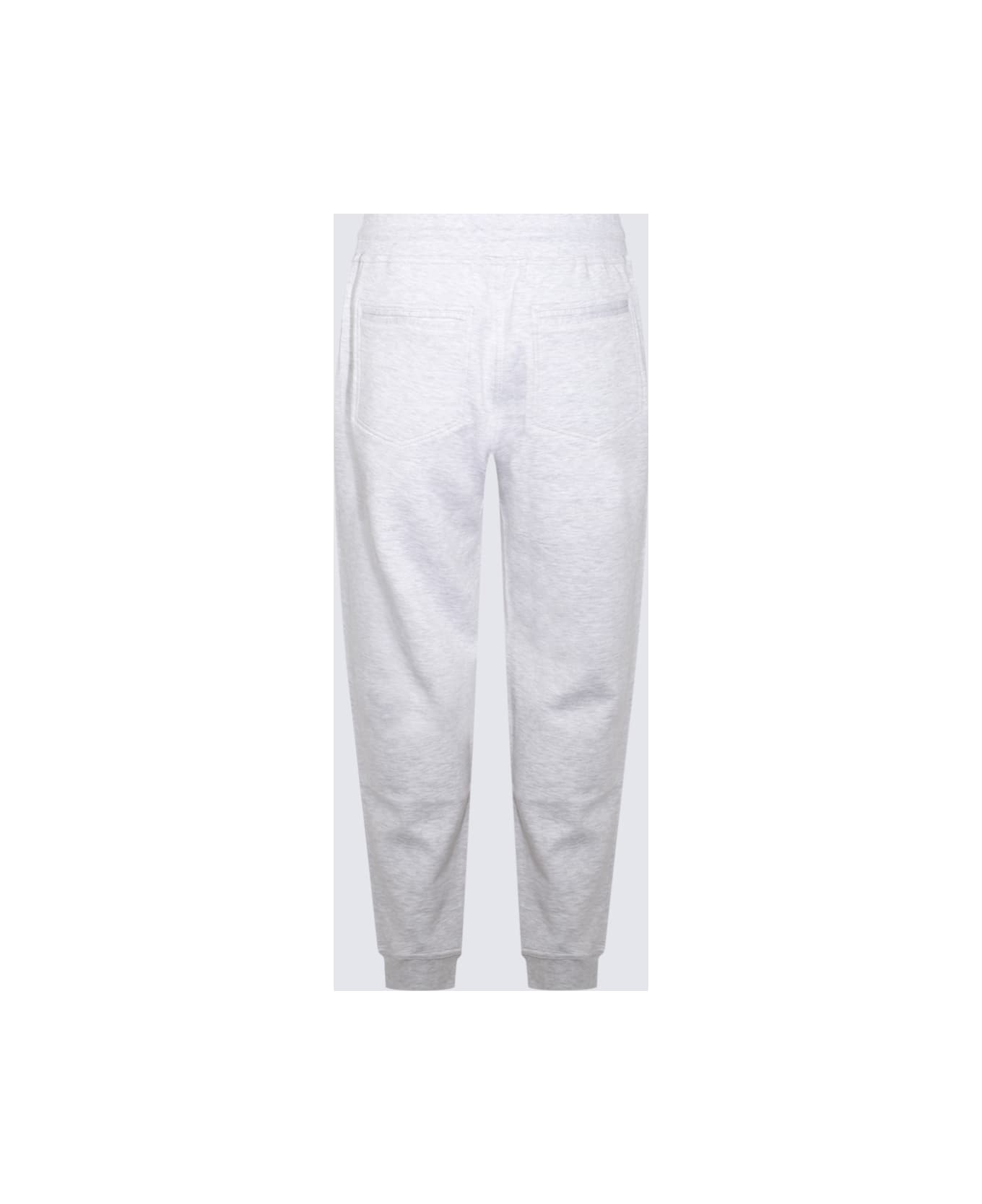 Brunello Cucinelli White Cotton Pants - PEARL