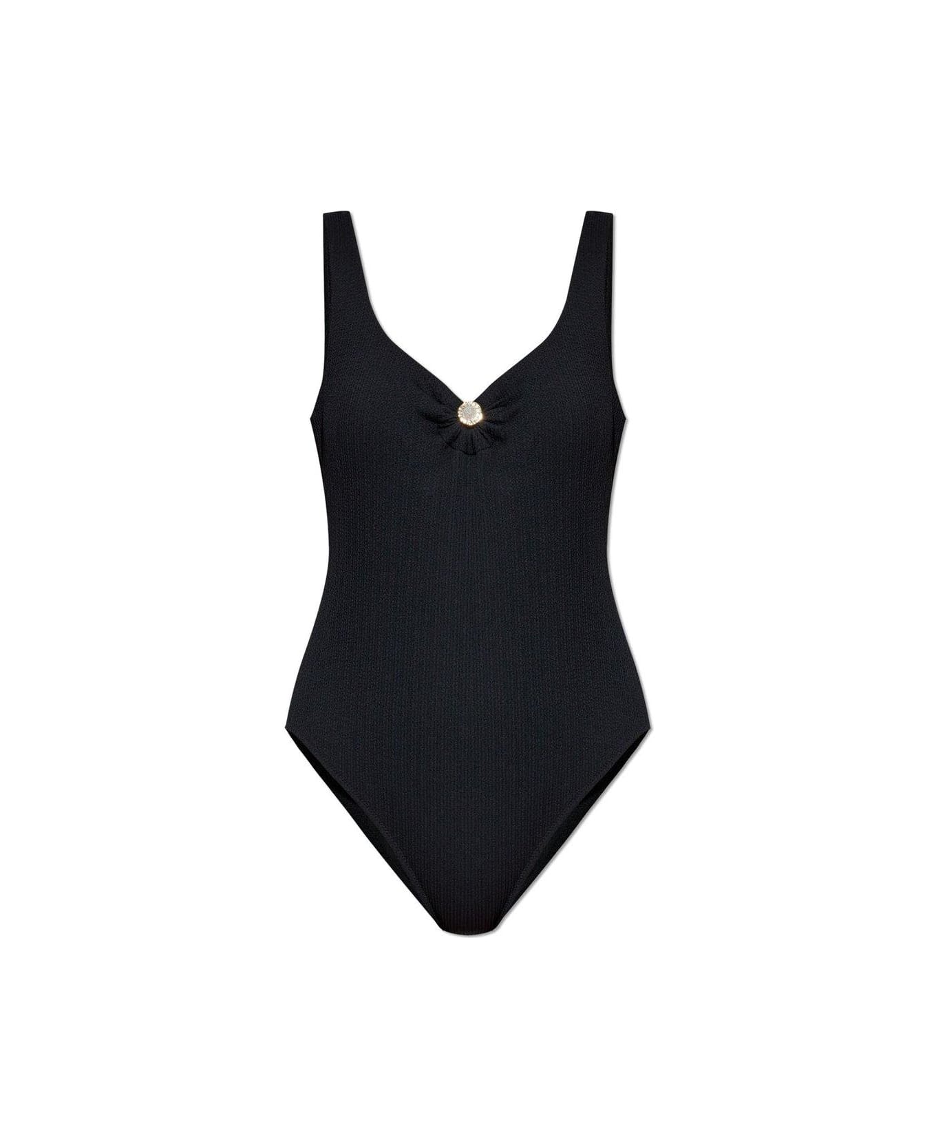 Emporio Armani One Piece Swimsuit - Black
