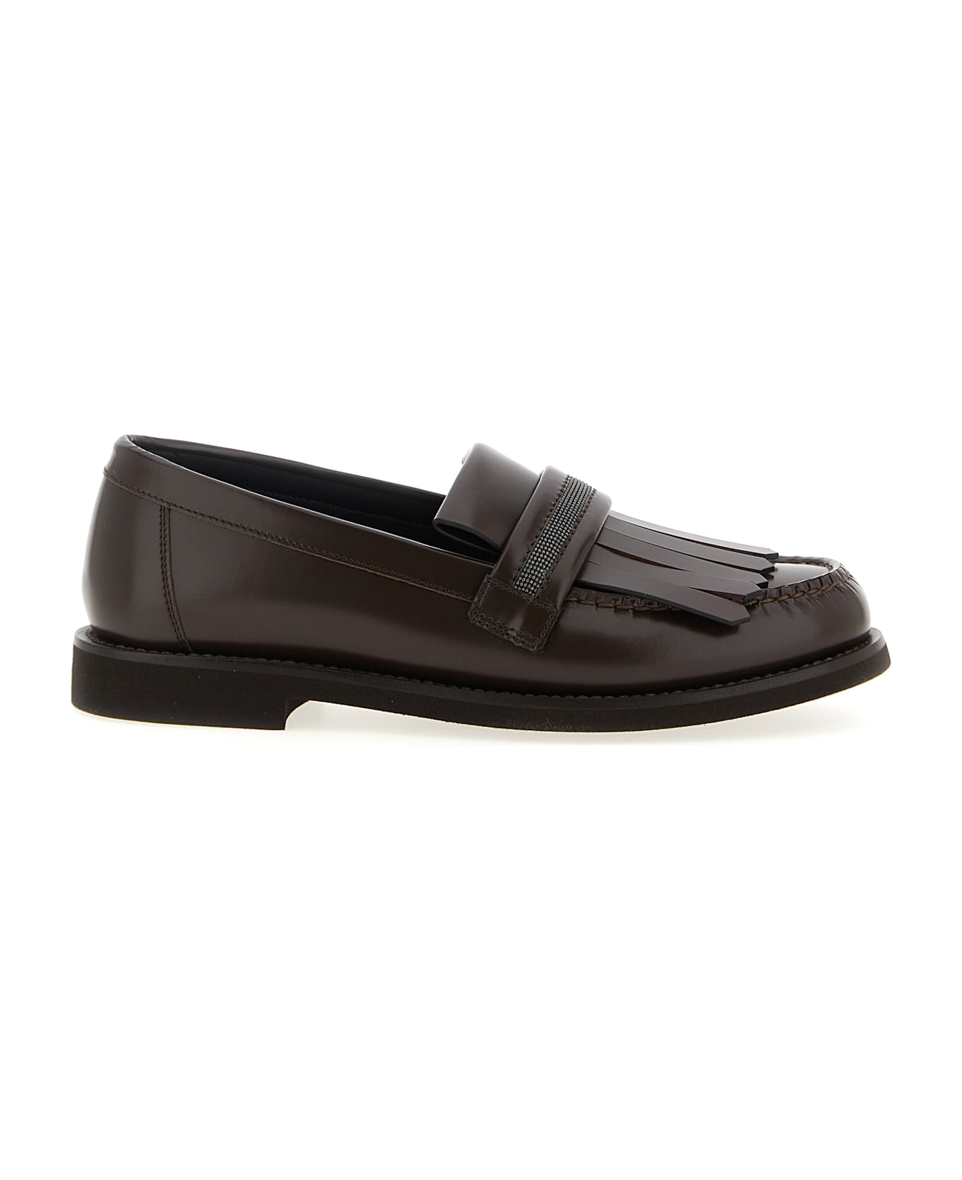 Brunello Cucinelli Monile Loafers - Brown