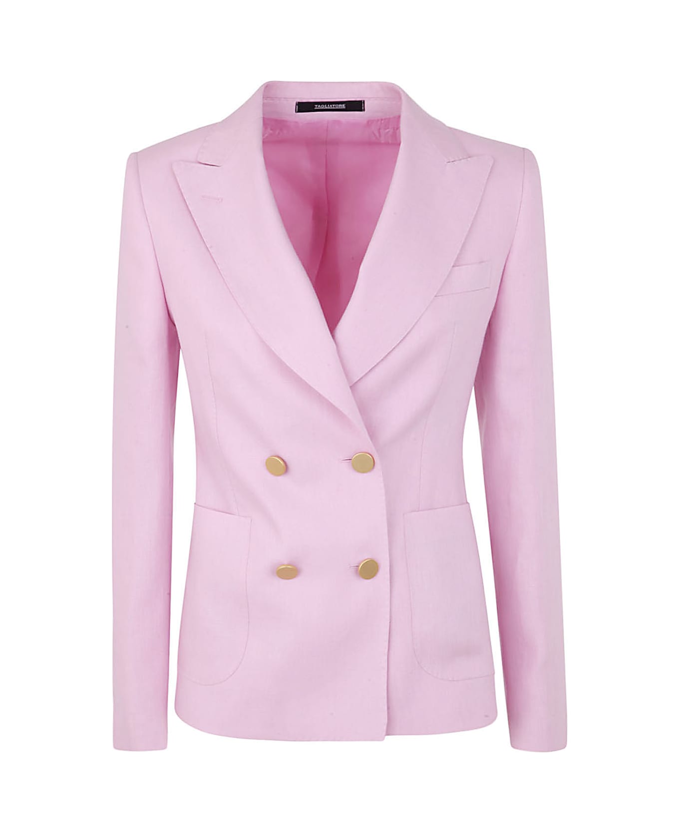 Tagliatore Four Buttons Double Breasted Blazer - Pink