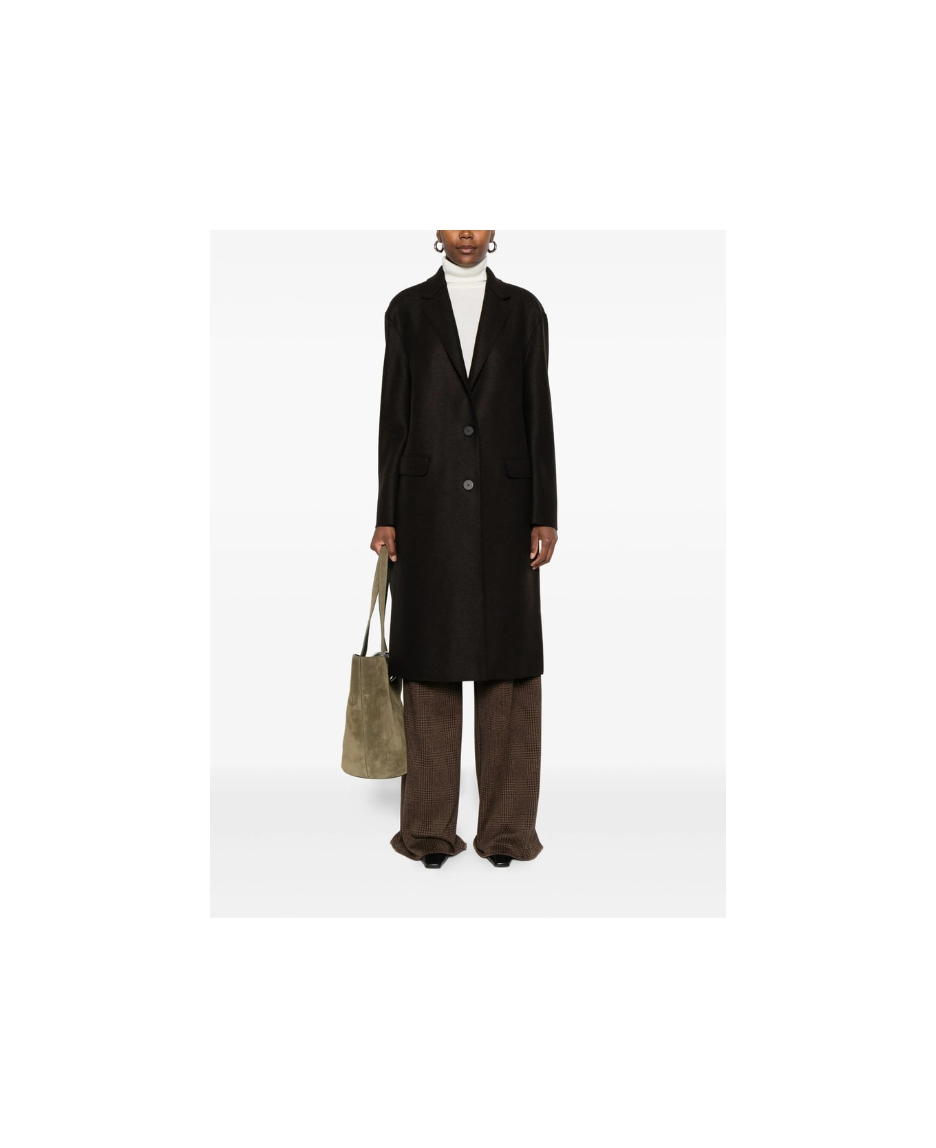 Harris Wharf London Coat - BROWN
