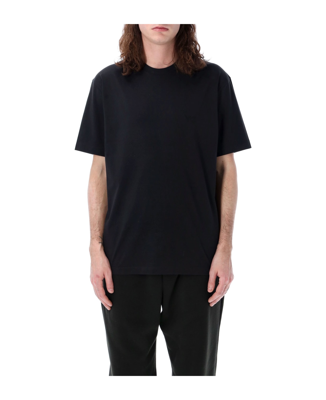 Y-3 Short Sleeves Logo T-shirt - BLACK Tシャツ