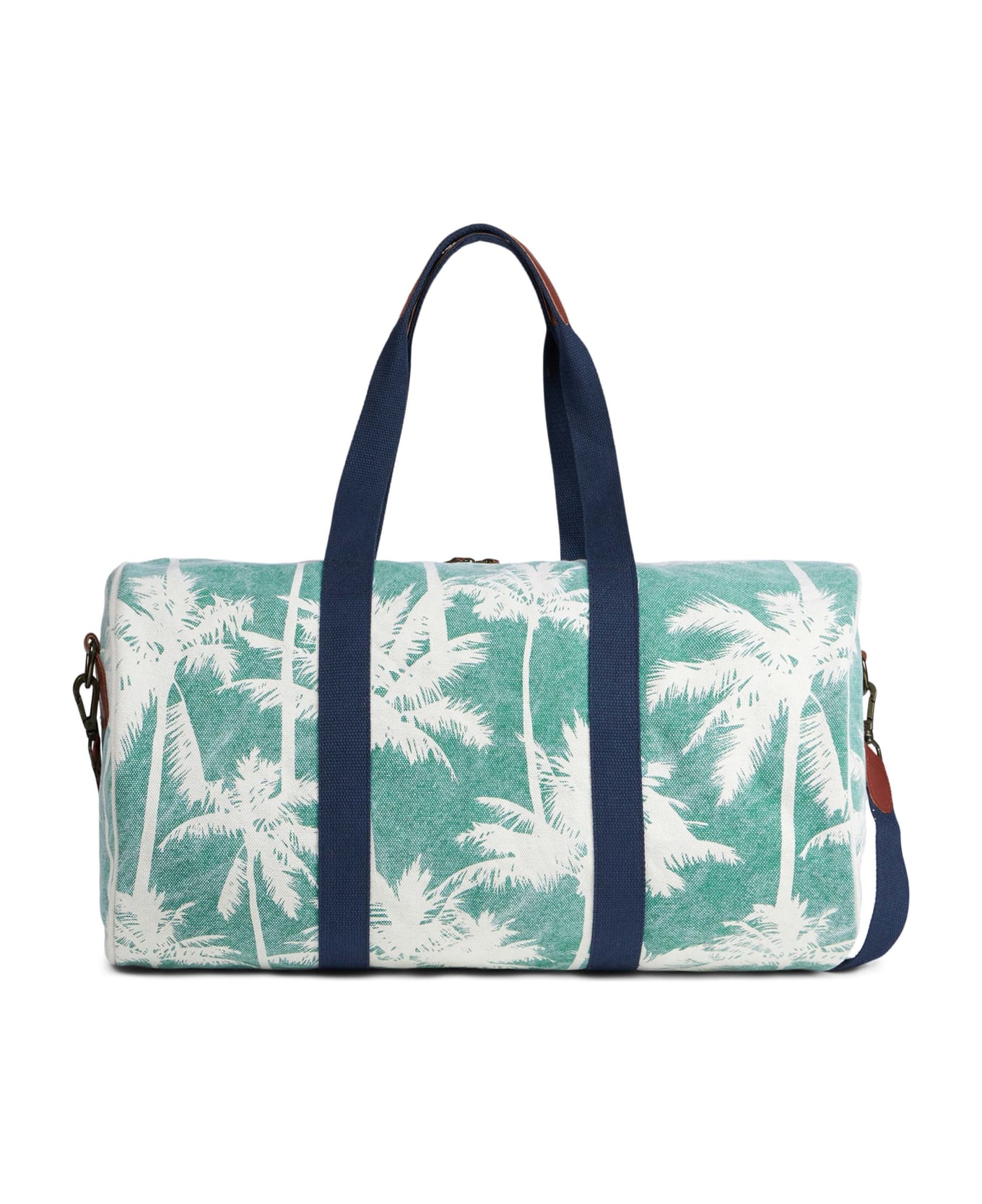 MC2 Saint Barth Travel Duffel Bag With Palms Print - unknown