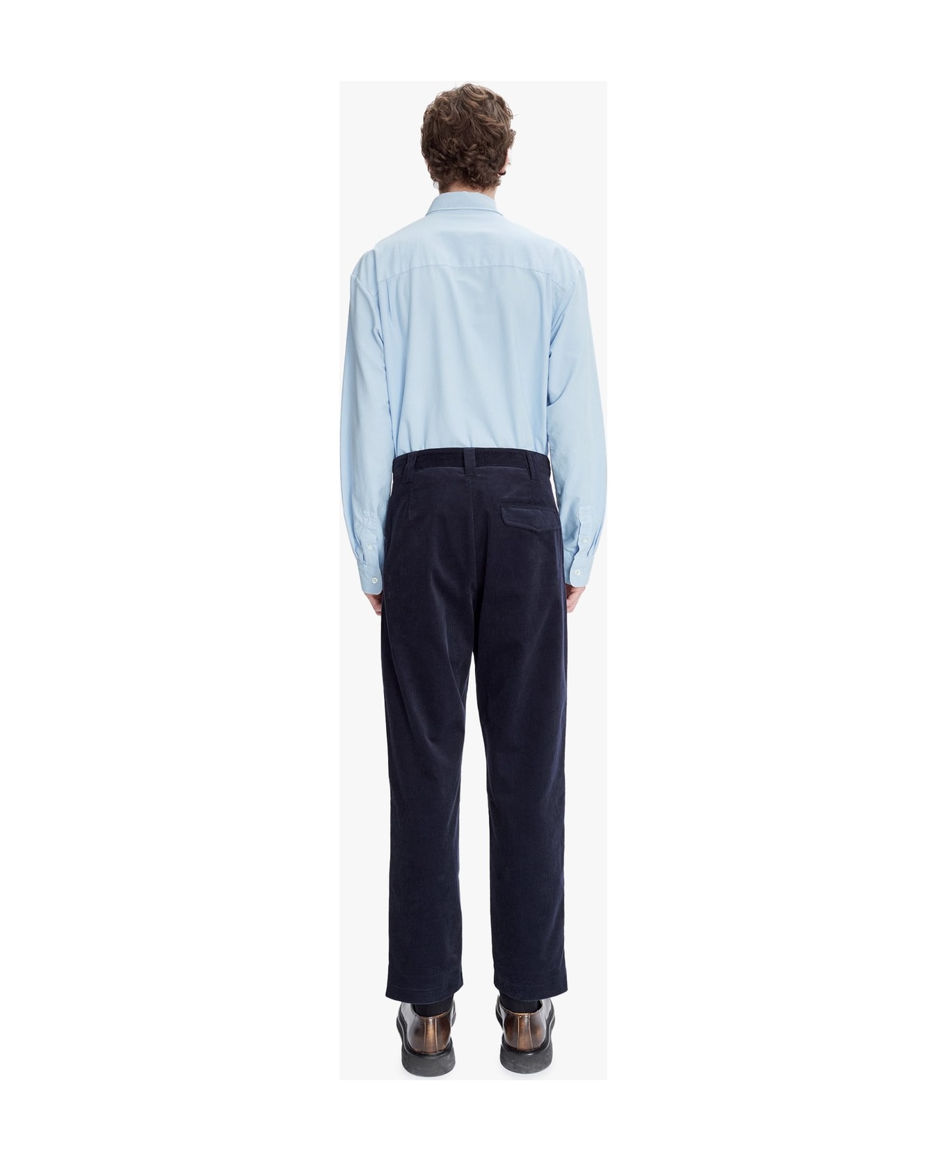 A.P.C. Chemise Mateo Logo - Iab Bleu Clair