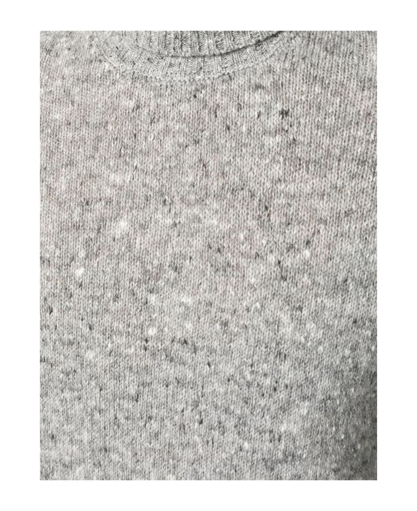 Drumohr Grey Virgin Wool-cashmere Blend Jumper - Grigio ニットウェア