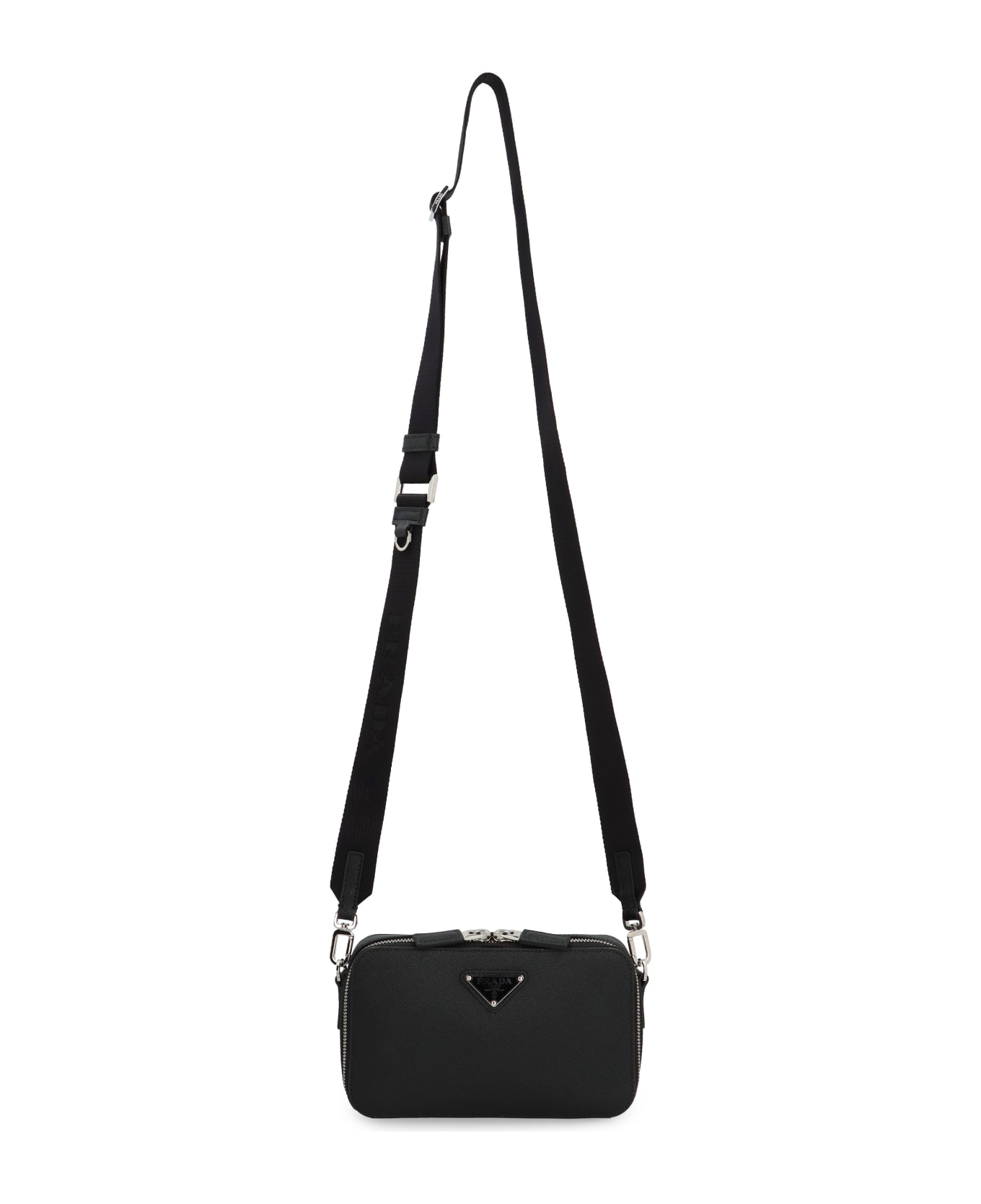 Prada Brique Leather Bag - black