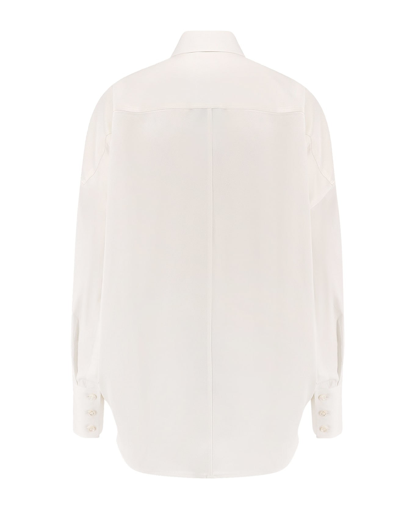 Stella McCartney Oversize Satin Shirt - White