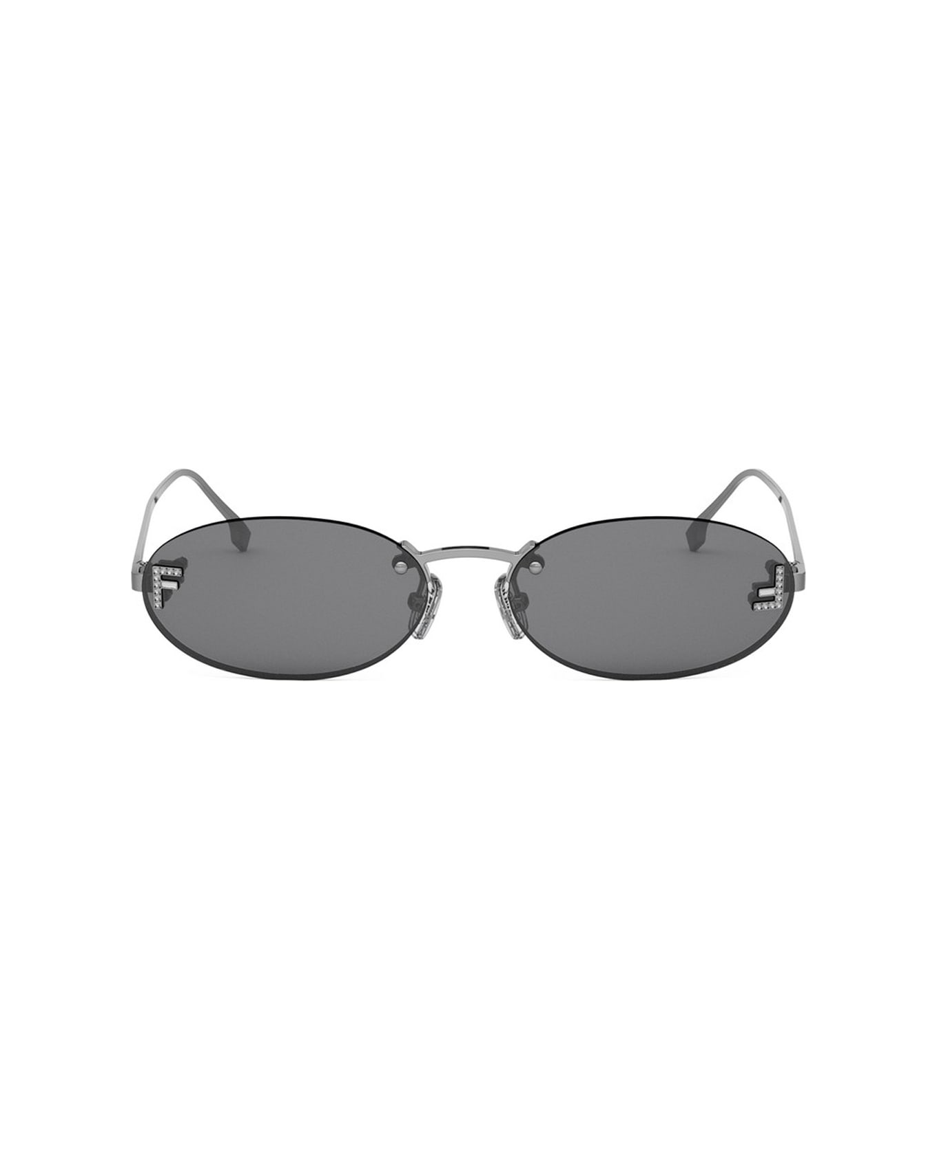 Fendi Eyewear Fe4075us 12a Argento Sunglasses - Argento