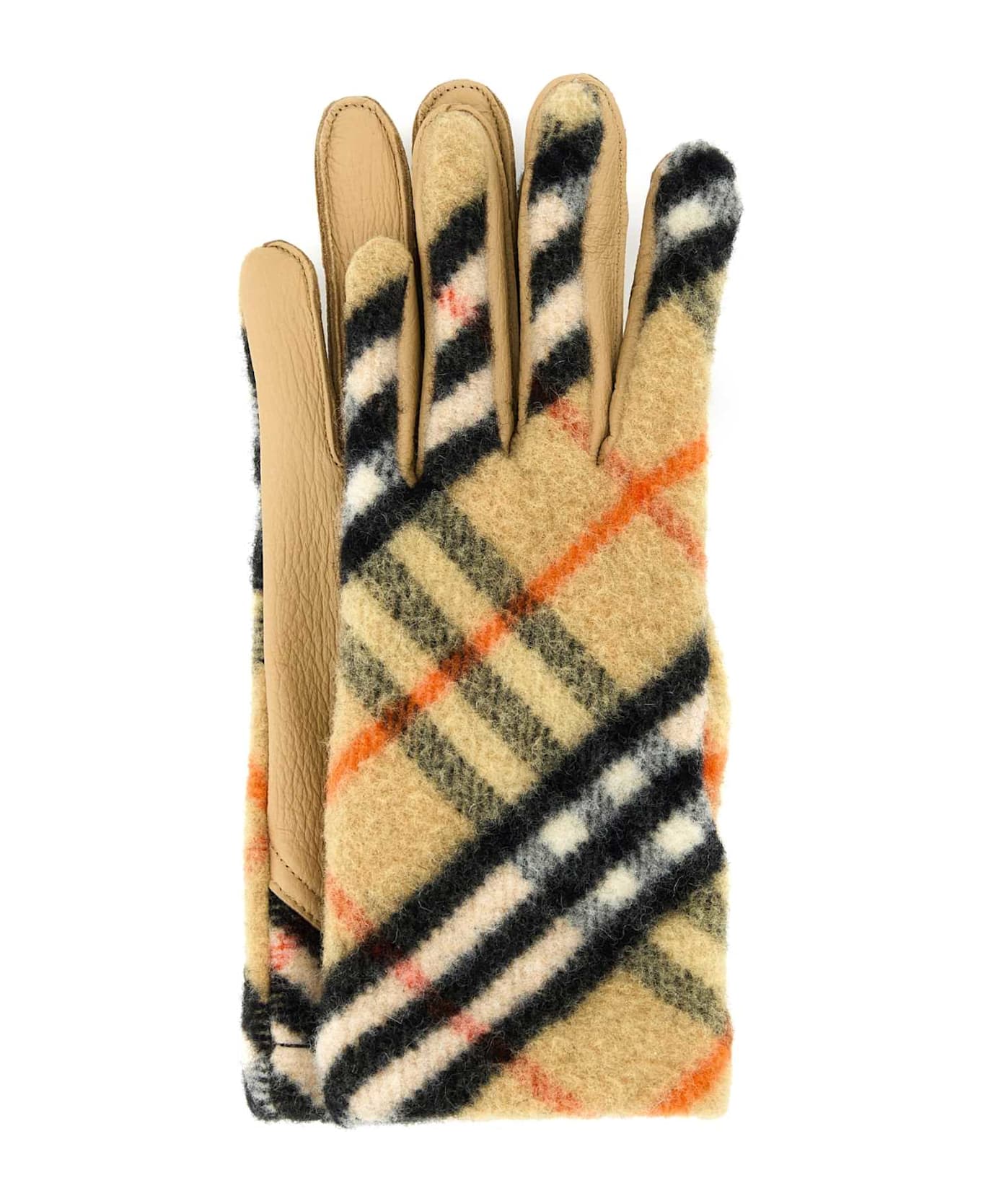 Burberry Embroidered Wool Gloves - SANDIPCHECK