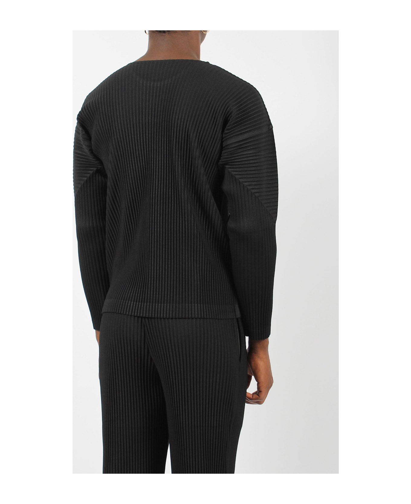 Homme Plissé Issey Miyake Plisse` Top - Black