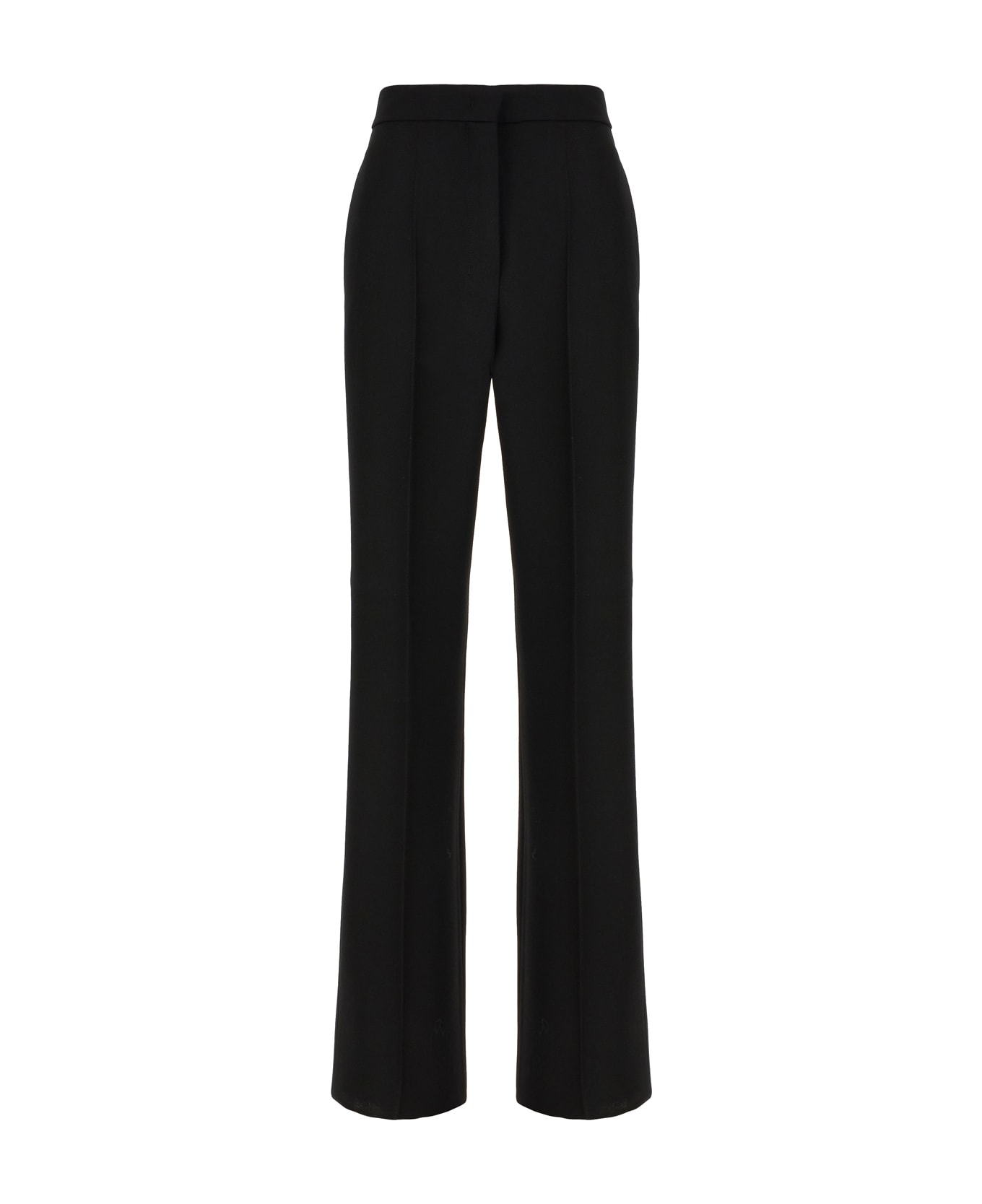 Max Mara Pianoforte Black Wool Pants - Nero