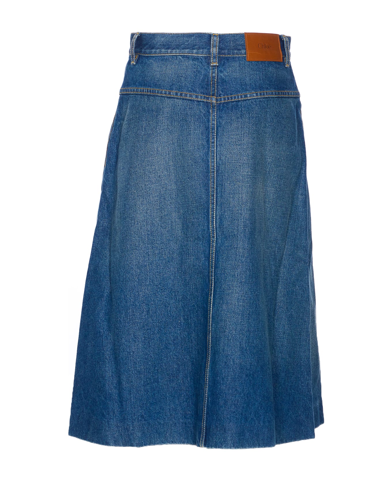 Chloé Denim Skirt - Blue