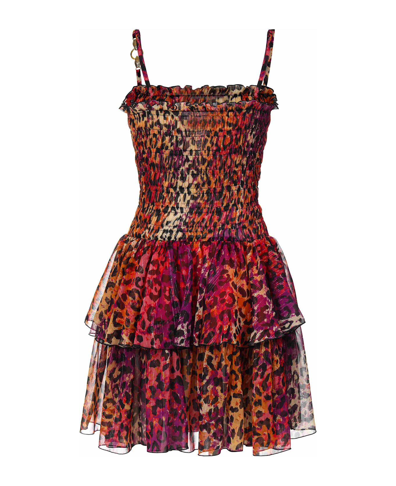 Just Cavalli Pink Knee Lenght Dress - Pink