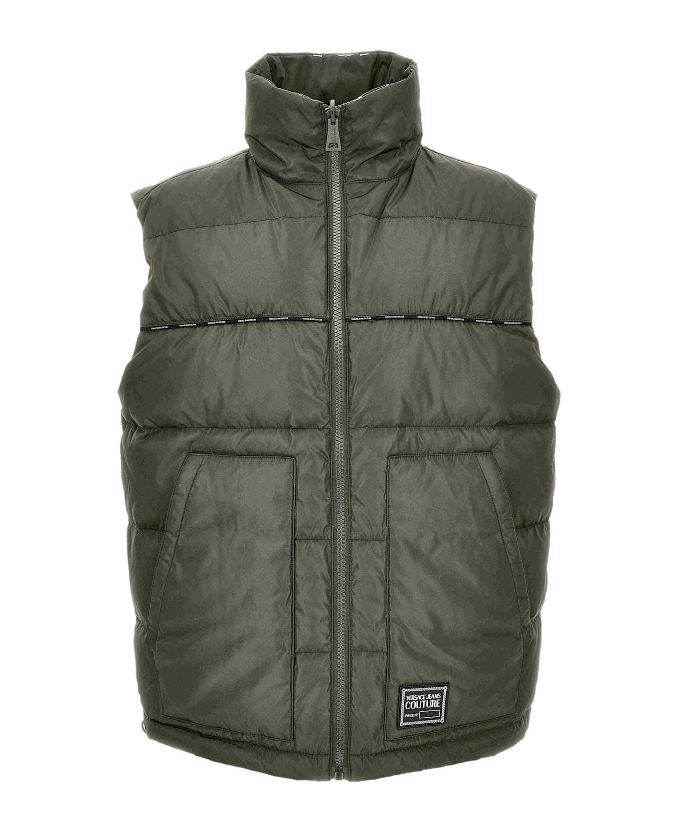 Versace Jeans Couture Sleeveless Down Jacket - Green