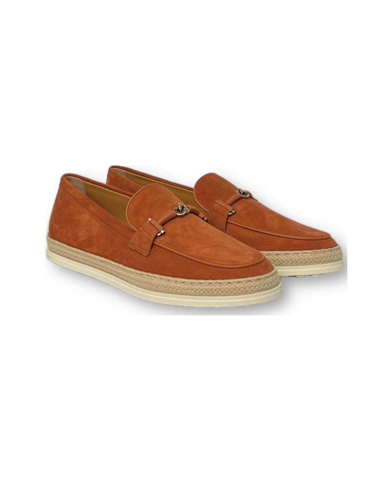 Tod's Gomma Slip-on Loafers - LUGGAGE フラットシューズ