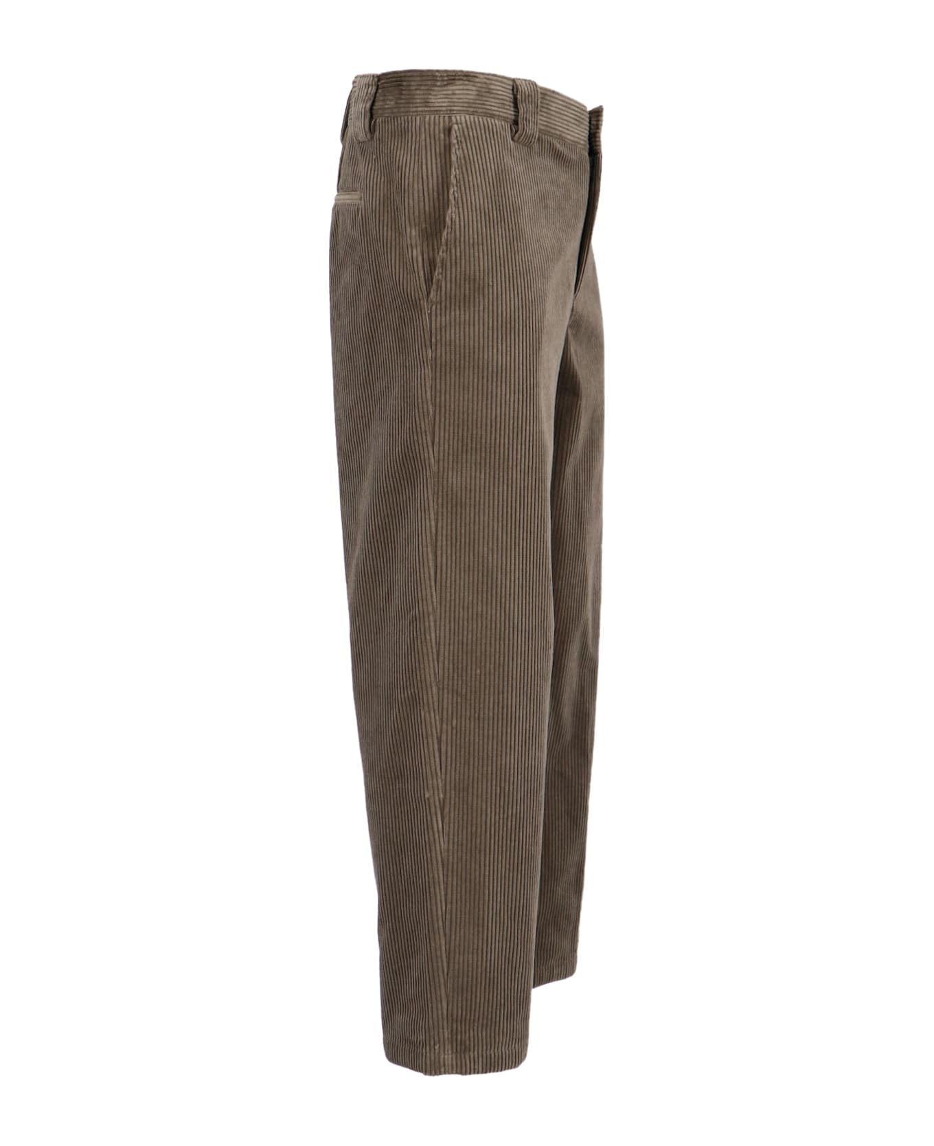 Golden Goose Corduroy Straight Pants - Brown