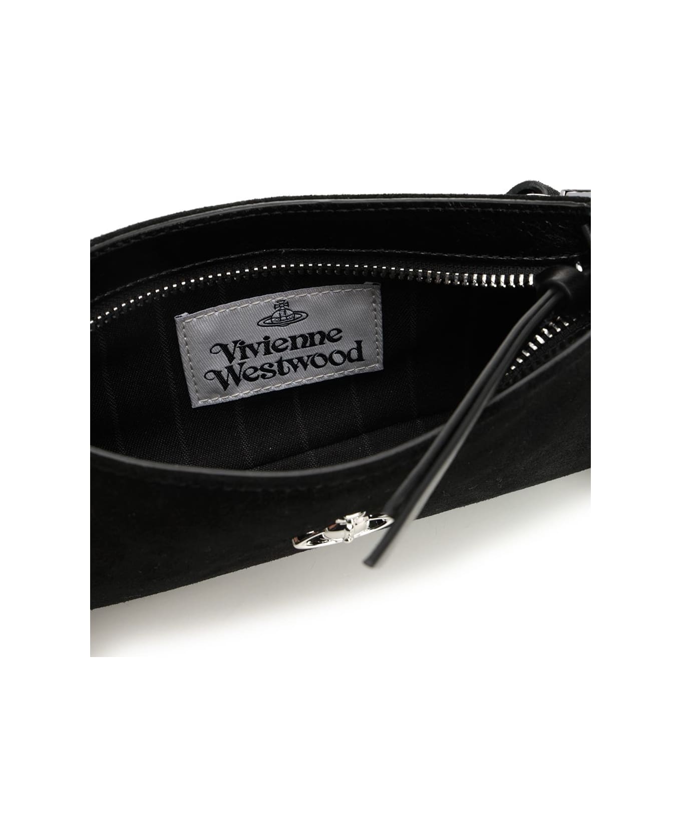 Vivienne Westwood Tasha Shoulder Phone Bag - BLACK