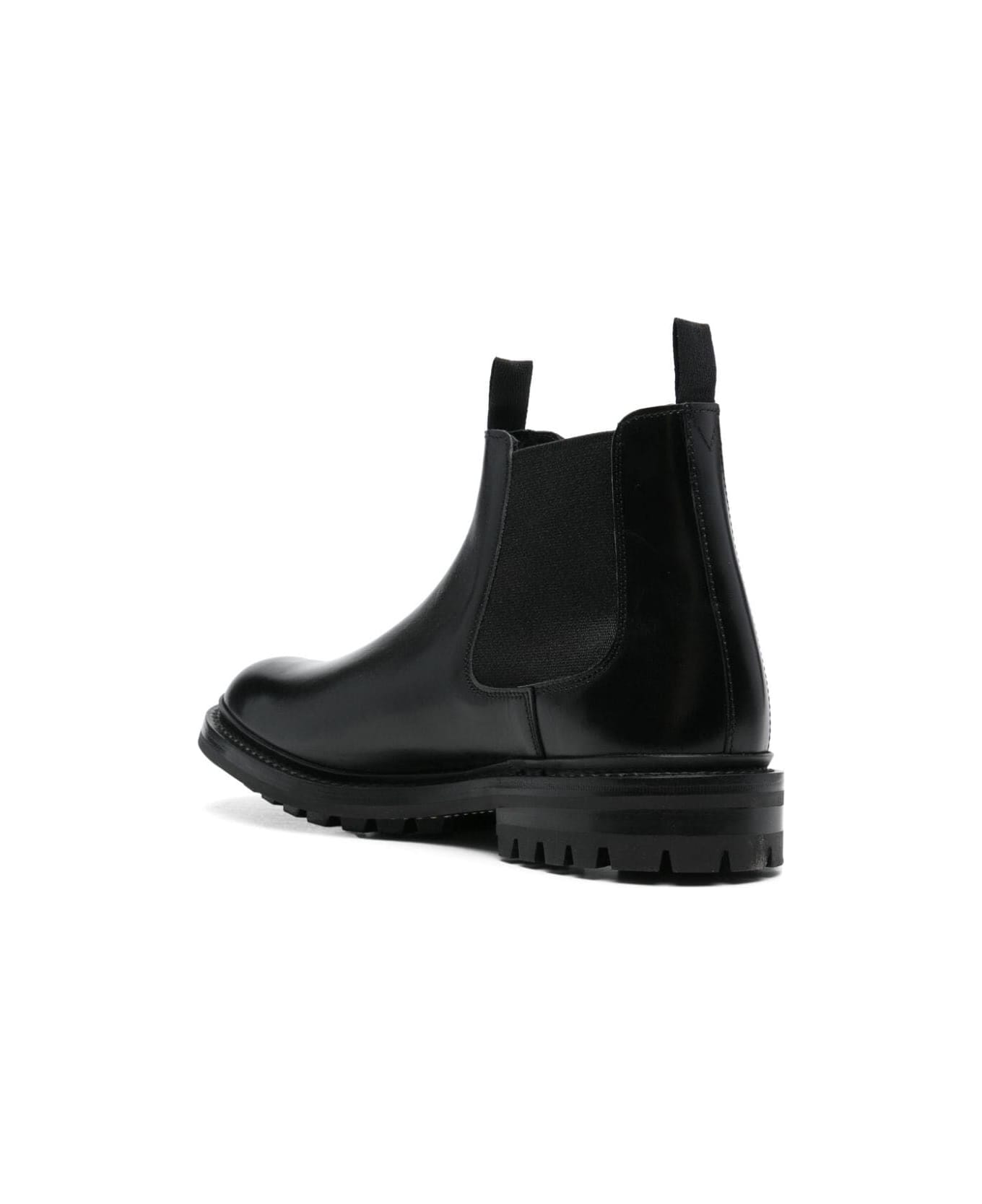 Tricker's Stephen Beatles Low Commando Sole - Black Calf