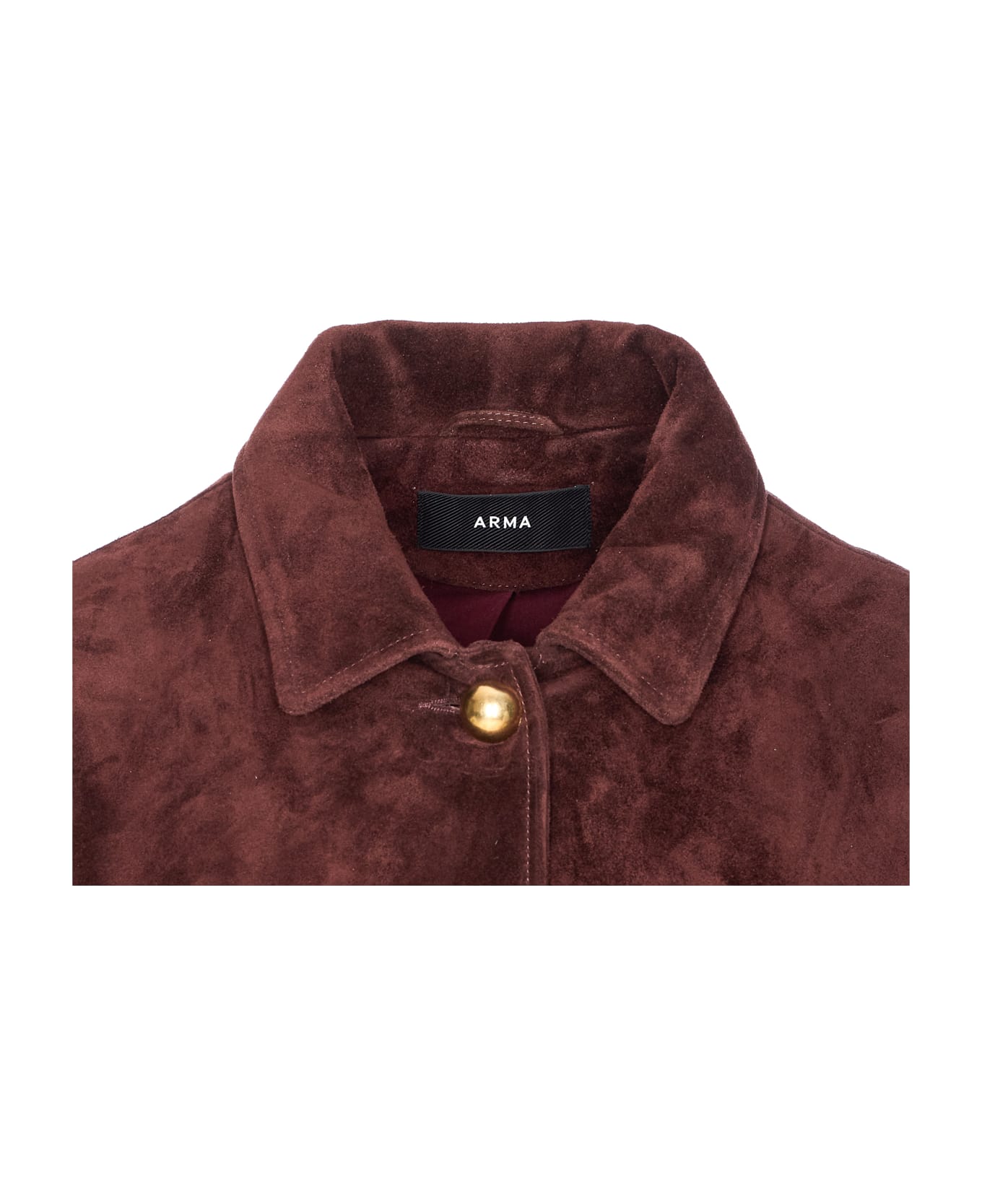 ARMA Rosia Suede Jacket - Red