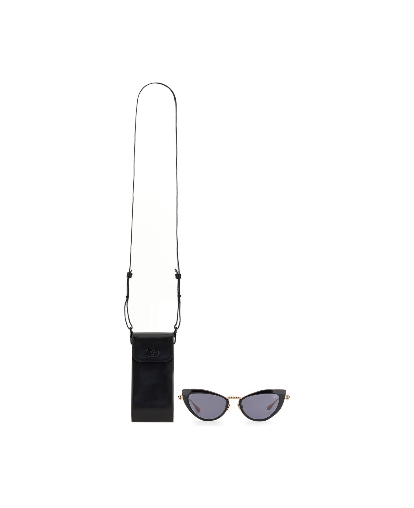 Valentino Eyewear Viii Cat-eye Titanium Sunglasses - BROWN
