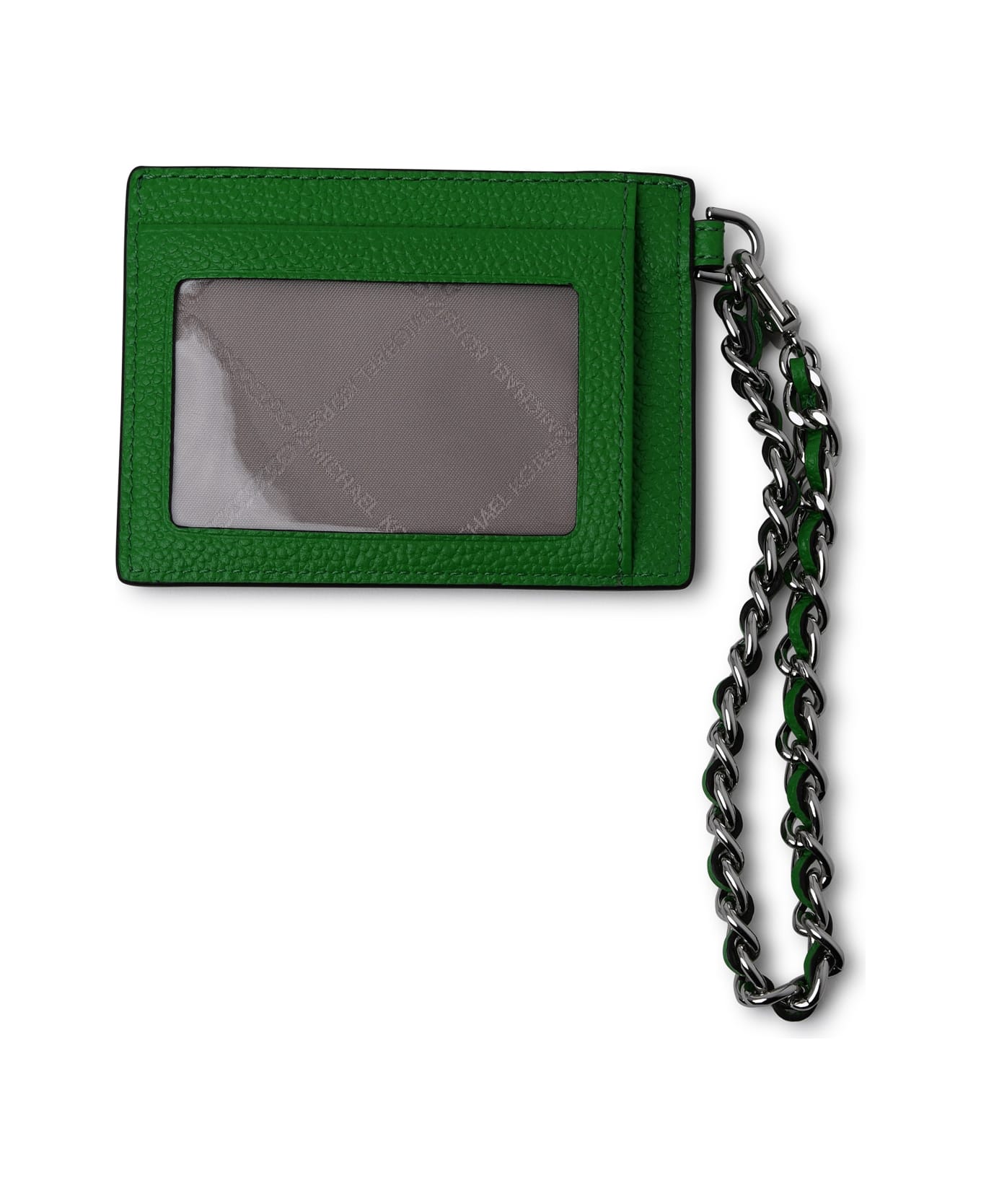 MICHAEL Michael Kors Green Leather Jet Set Card Holder - Green