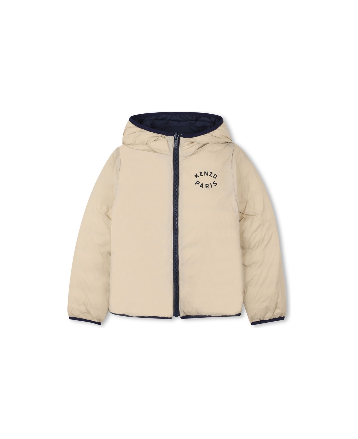 Kenzo Reversible Down Jacket - BEIGE