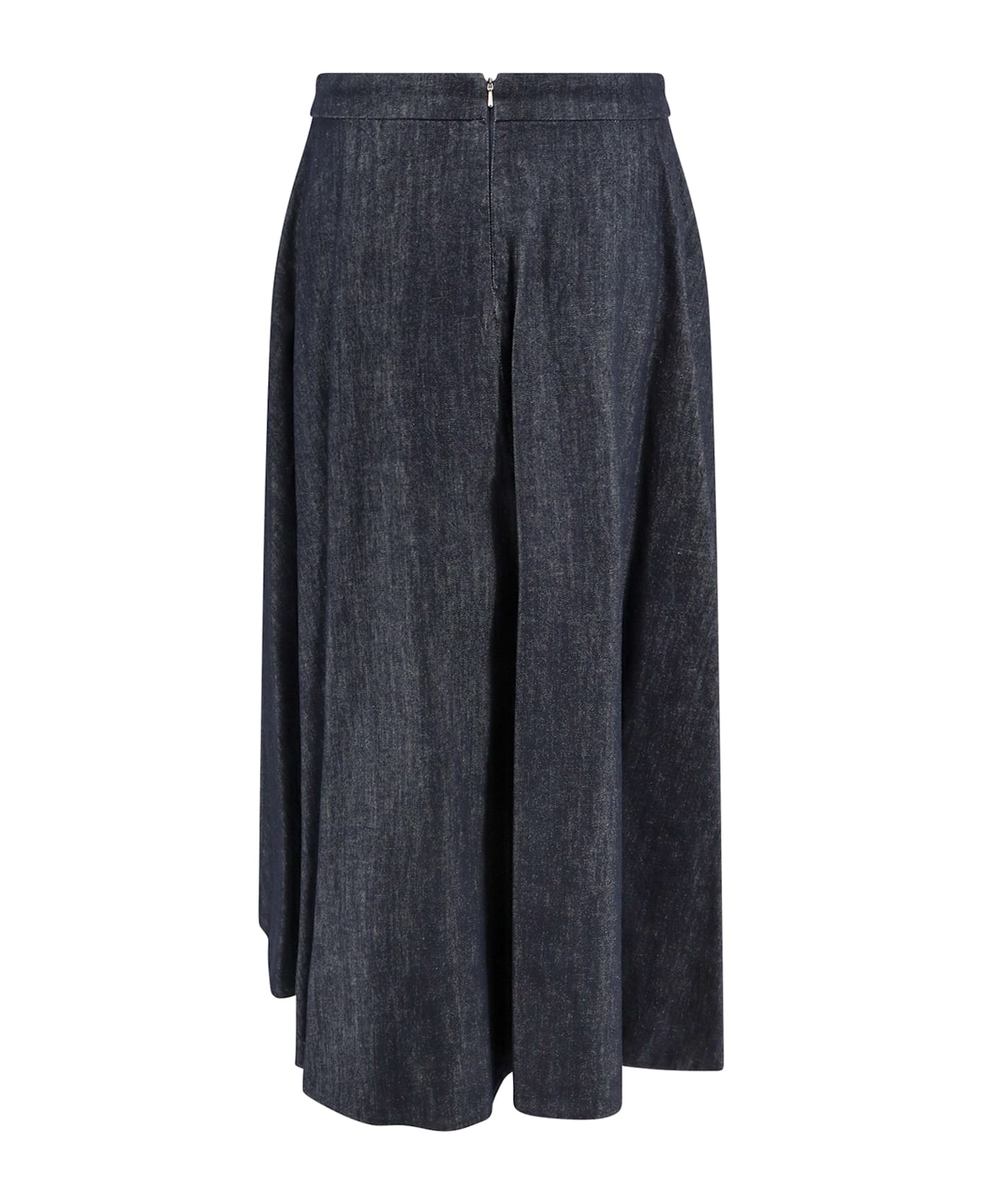 
S Max Mara Cecile Denim Skirt - BLU MARINO