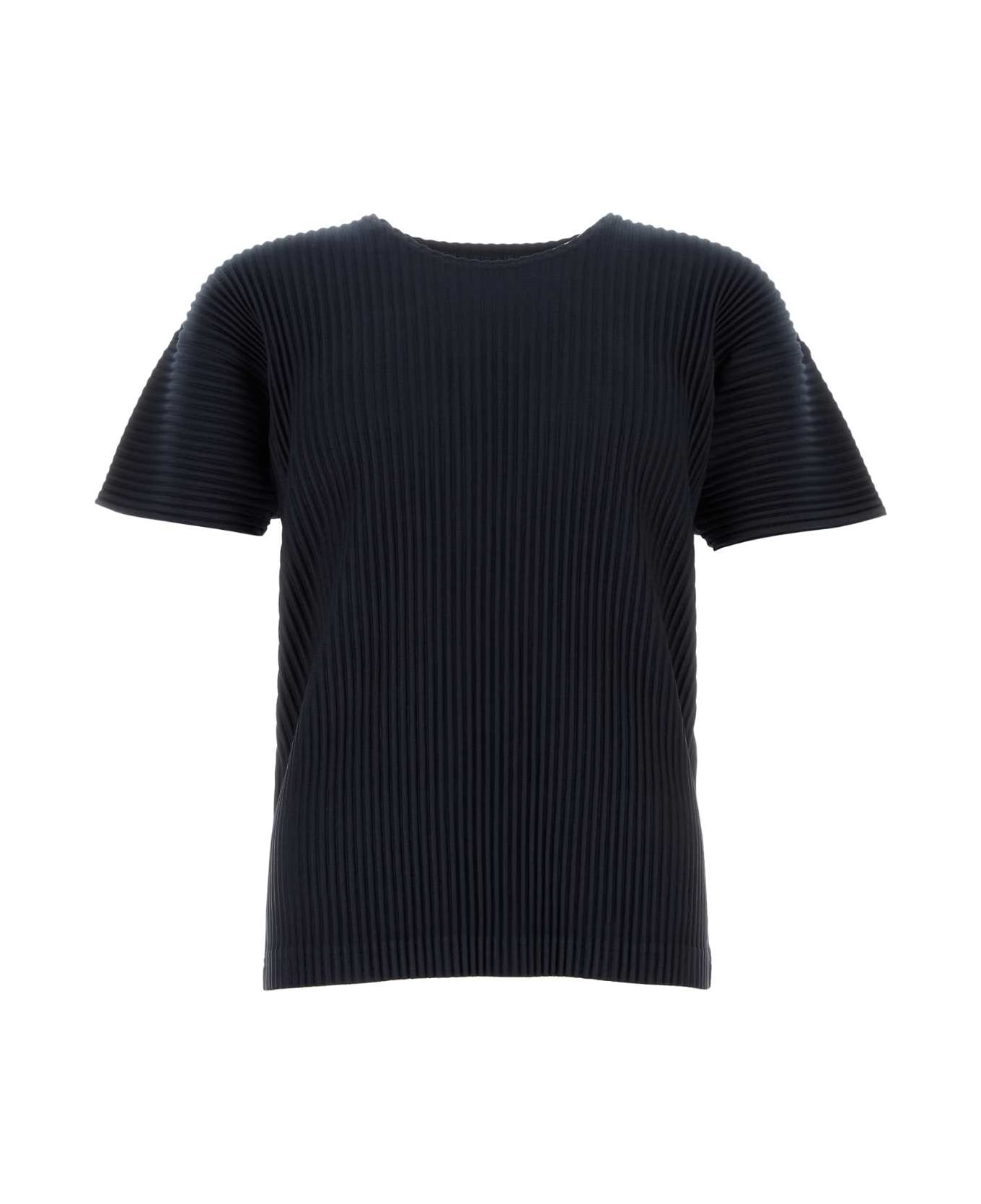 Homme Plissé Issey Miyake Midnight Polyester T-shirt - Blue