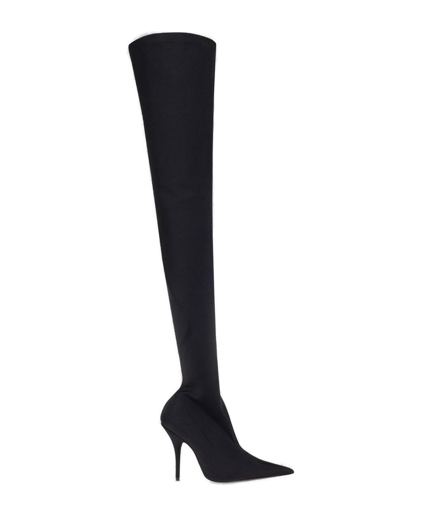 Balenciaga Knife Heeled Thigh-high Boots - BLACK ブーツ