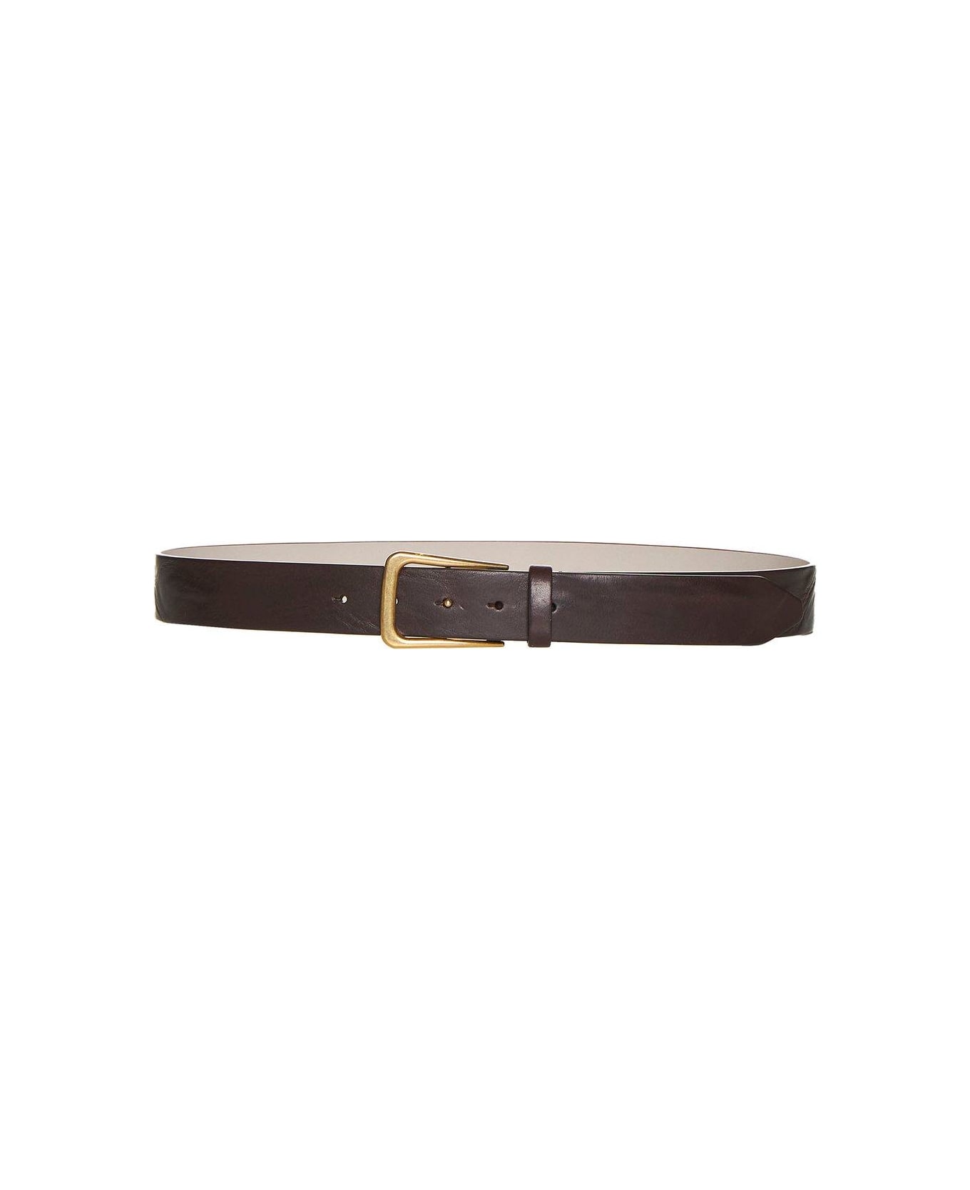 Brunello Cucinelli Buckle-fastened Pointed-tip Belt - TESTAMORO