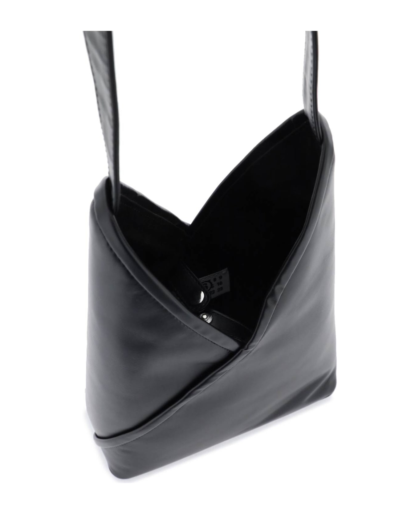 MM6 Maison Margiela Black Leather 'japanese Bag' - black