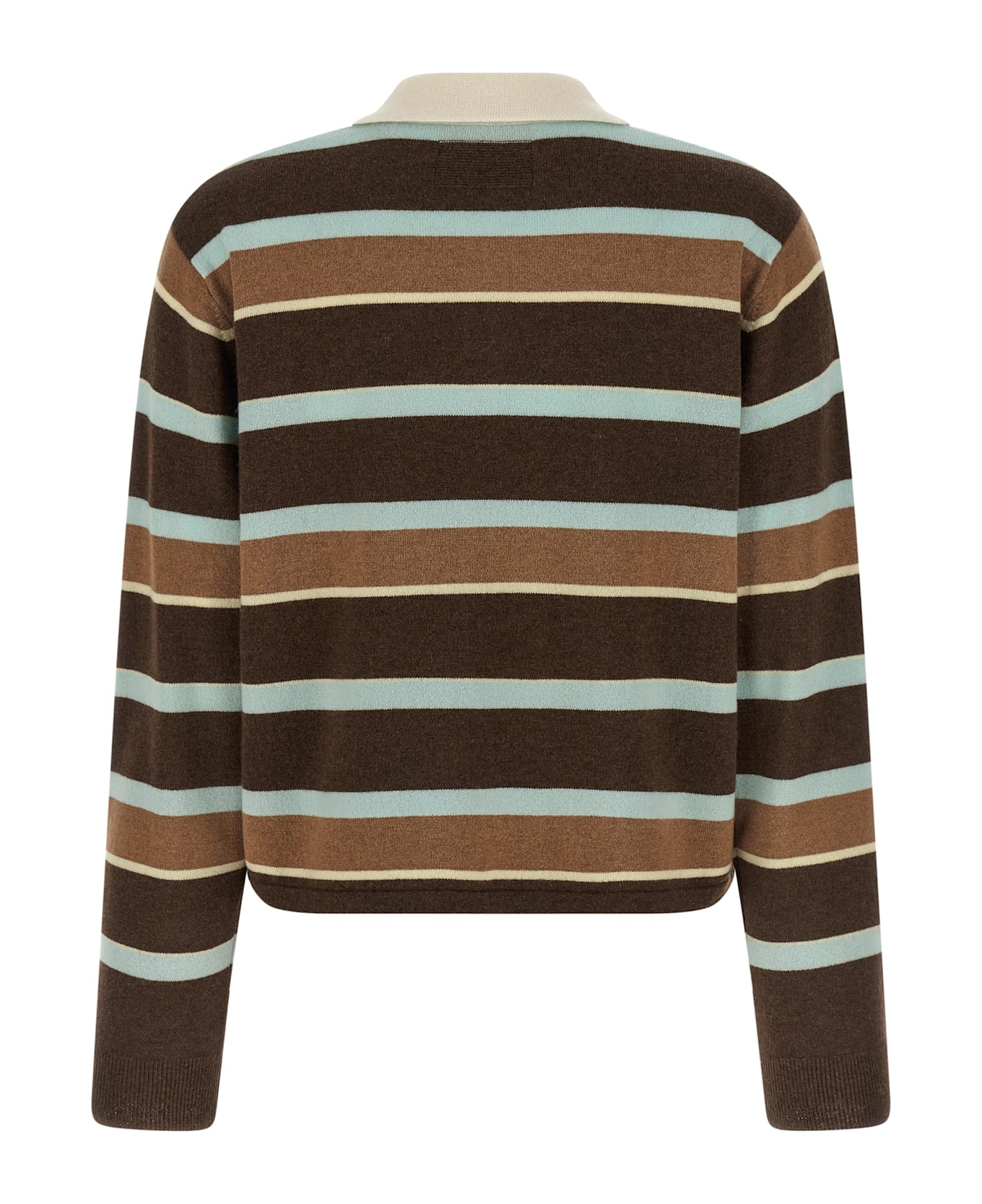 Guest in Residence 'cropped Stripe Rugby' Sweater - Multicolor