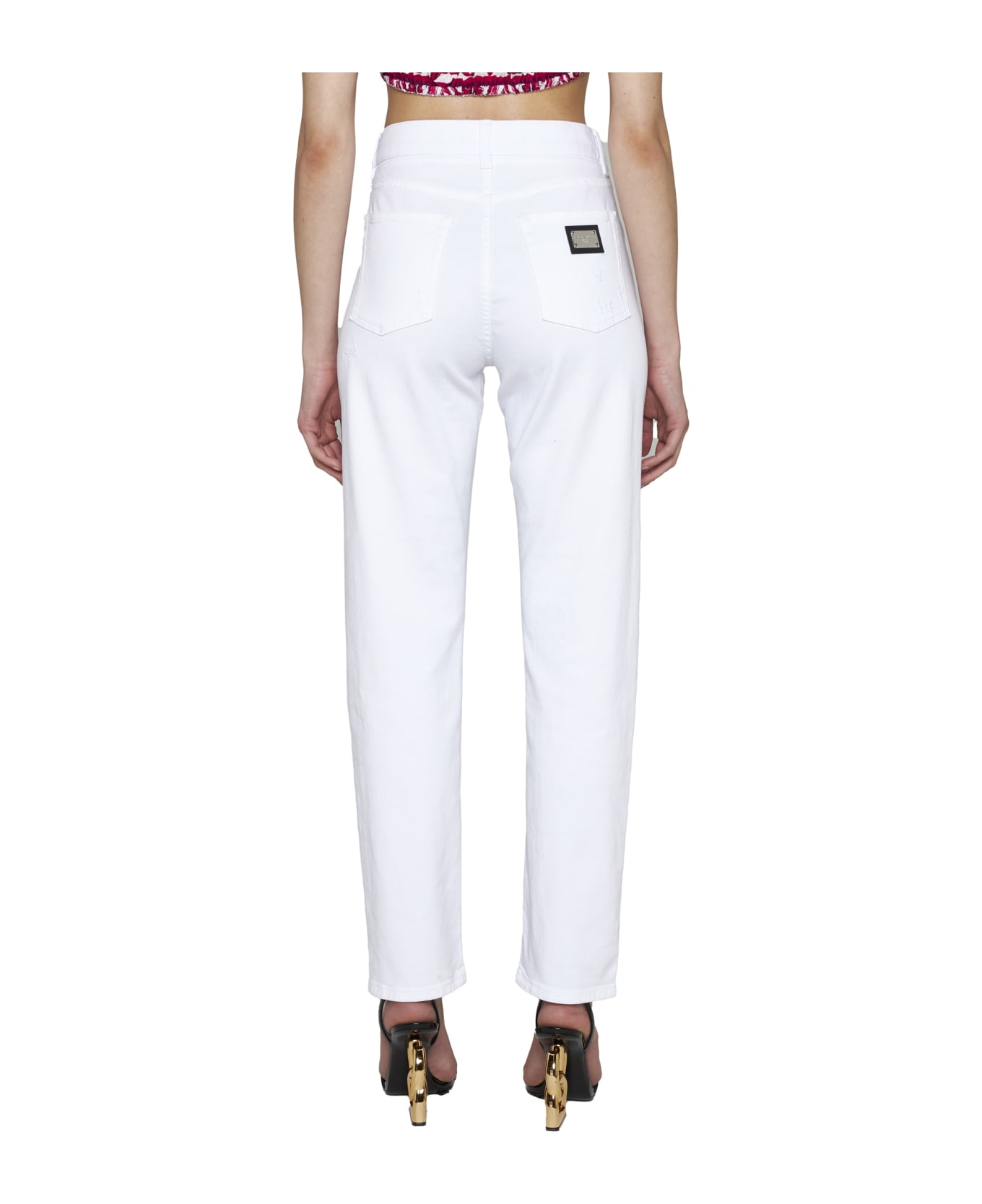 Dolce & Gabbana Jeans - Bianco otticco ボトムス
