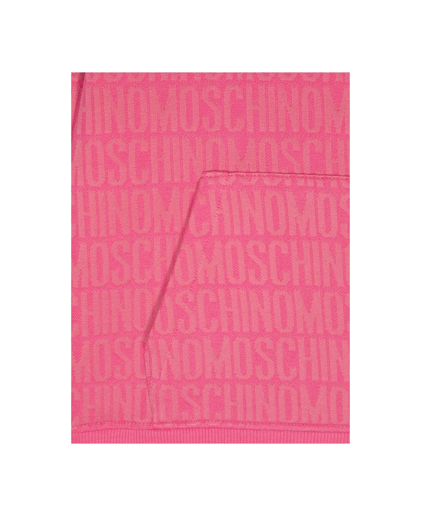 Moschino Sweatshirt W/hood - FUCHSIA