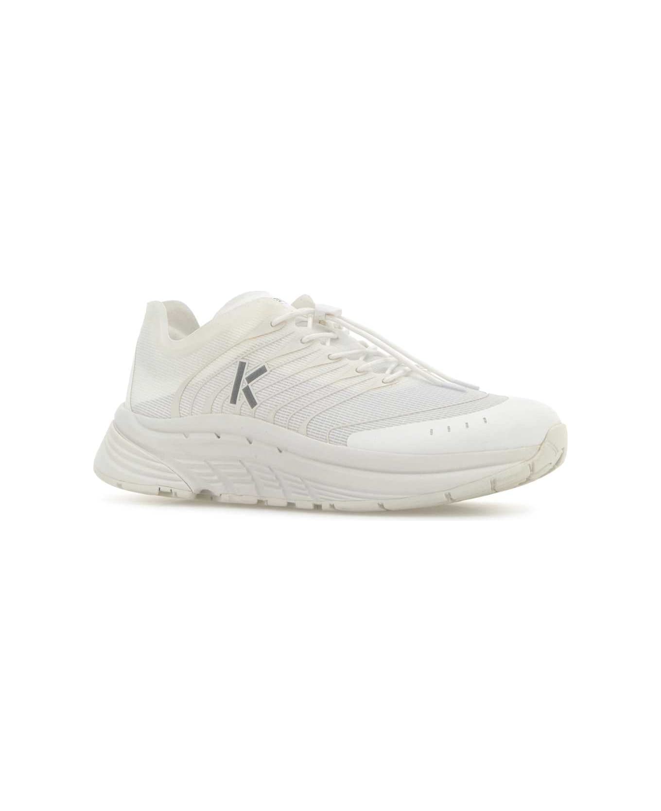 Kenzo White Mesh Pace 2.0 Sneakers - White