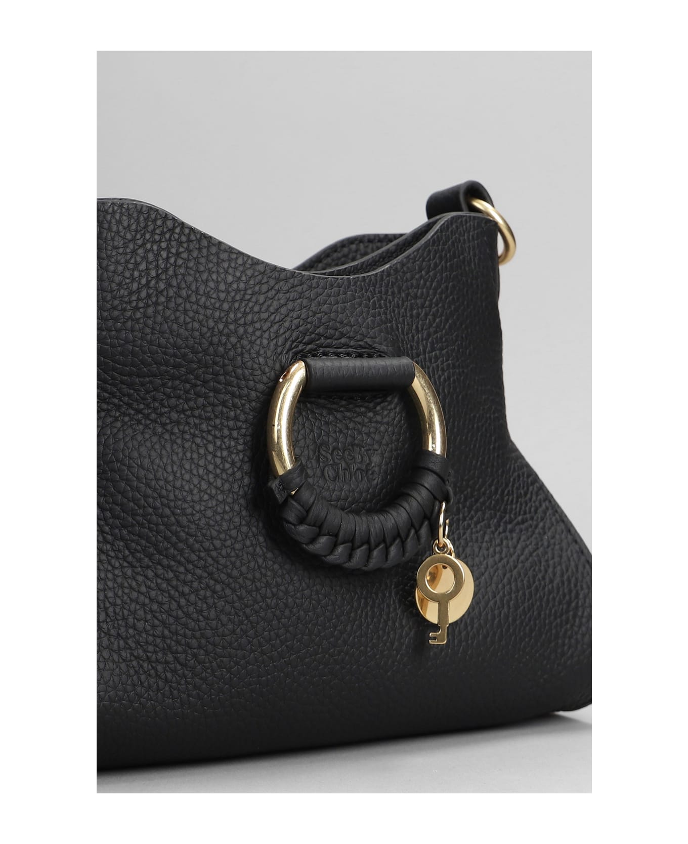 See by Chloé Joan Mini Shoulder Bag In Black Leather - black