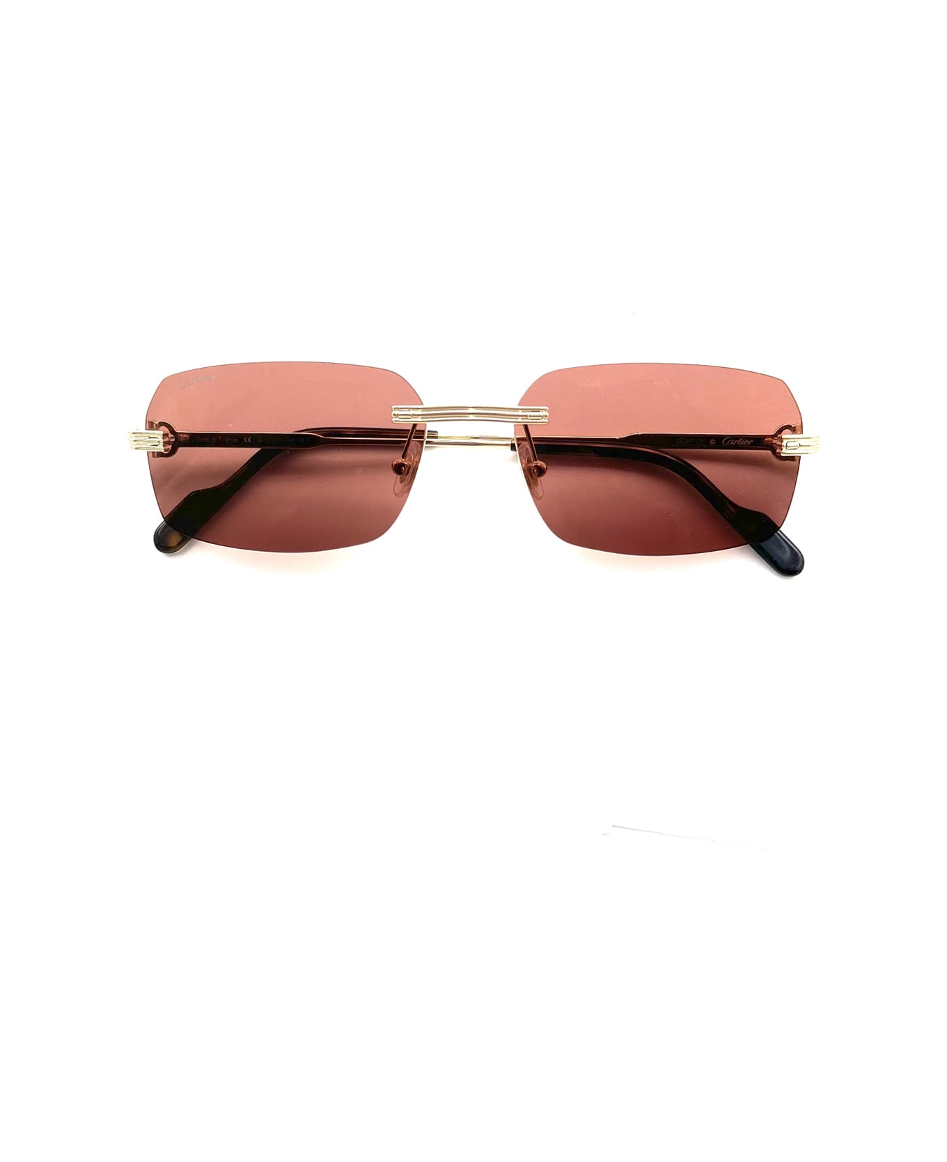 Cartier Eyewear Ct0271s 004 Sunglasses - Oro サングラス