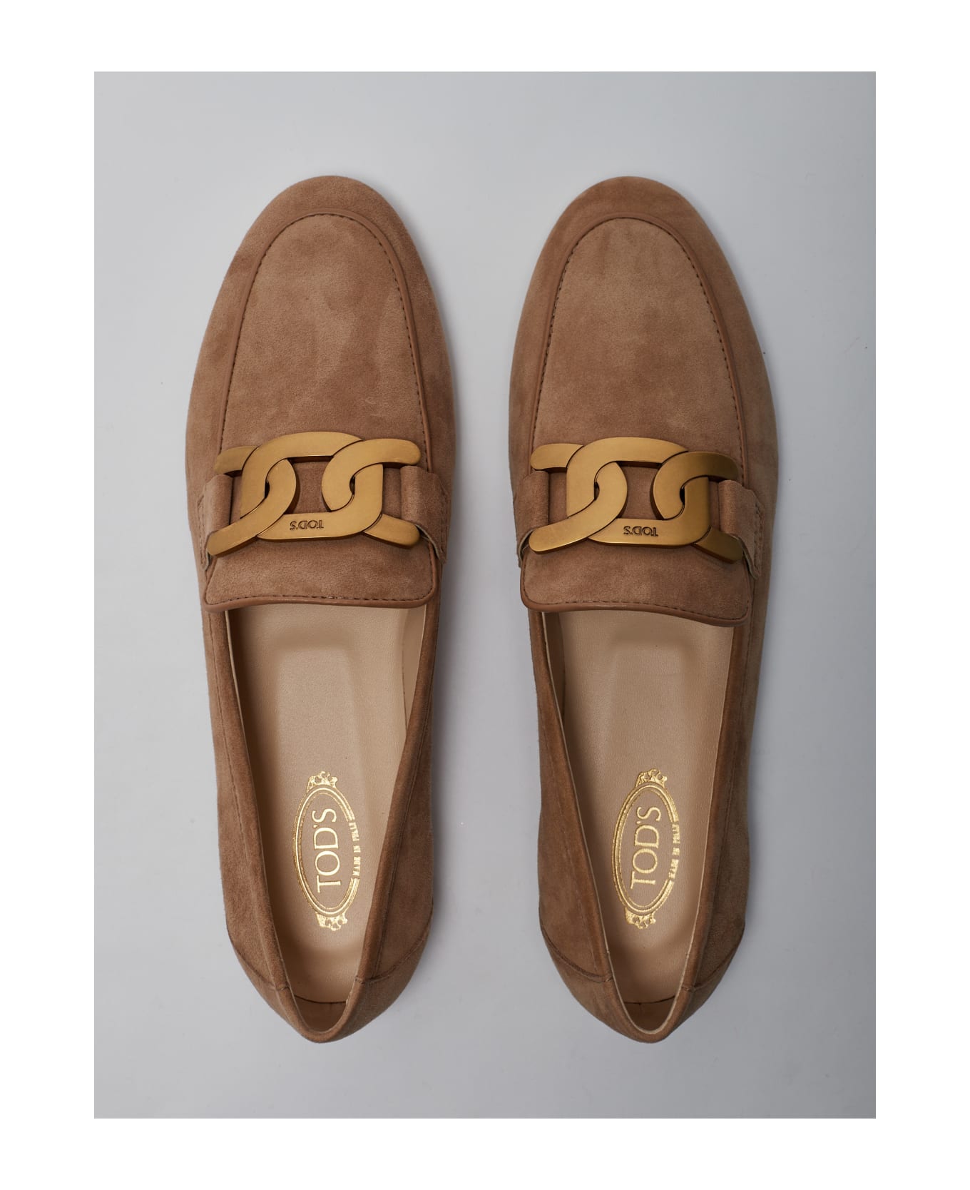 Tod's Kate Loafers - CAPPUCCINO フラットシューズ