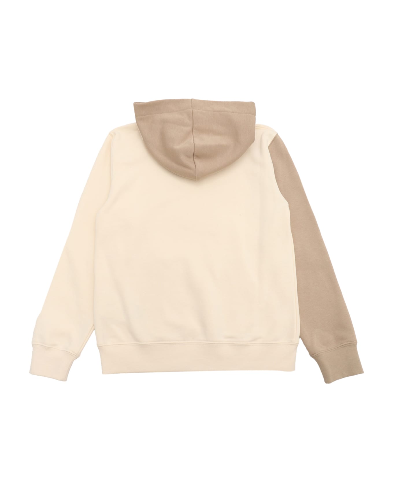 Golden Goose Journey Unisex Hoodie Sweatshirt Block Color W Embroidery - GREY
