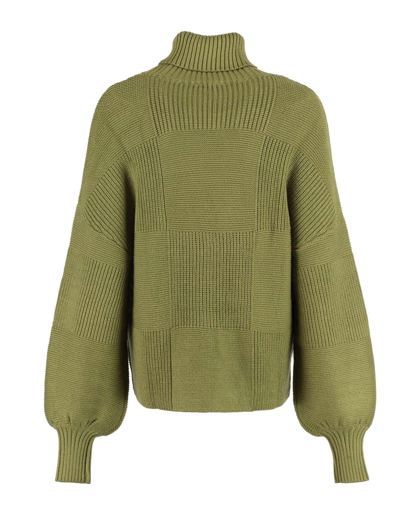 STAUD Benny Turtleneck Sweater - green ニットウェア