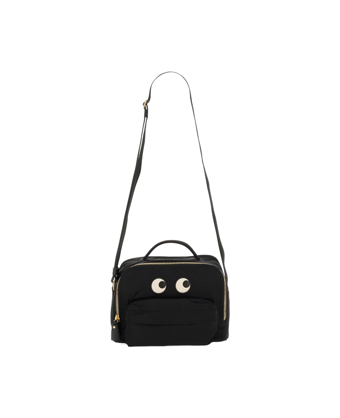 Anya Hindmarch "eyes" Shoulder Bag - BLACK