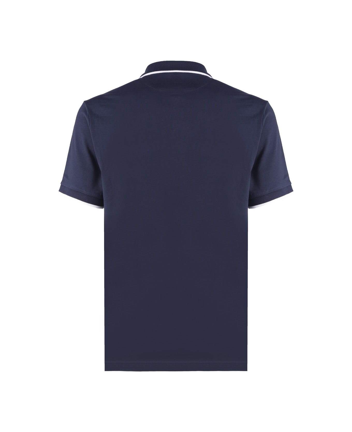 Fay Polo T-shirt In Cotton - Blue