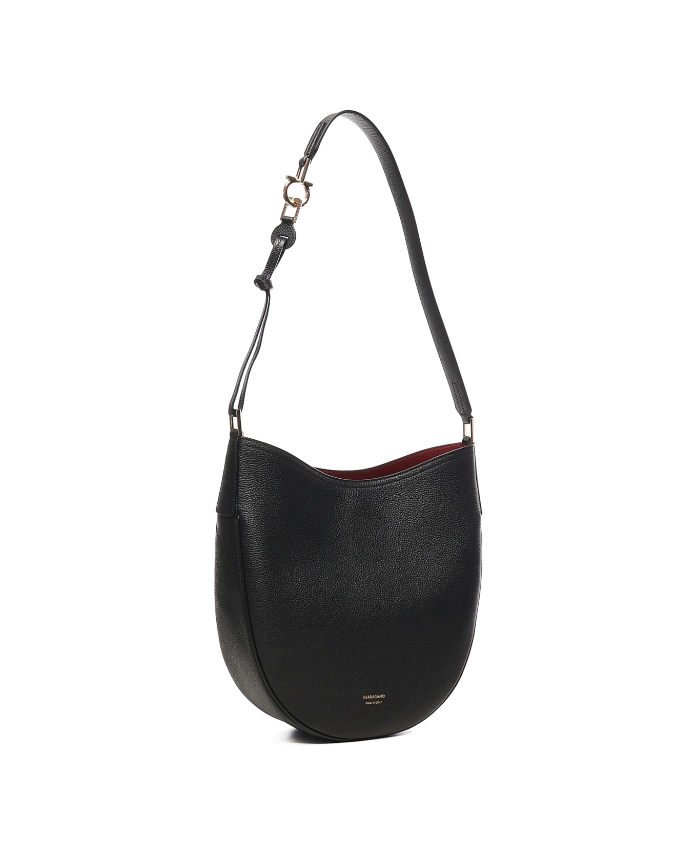 Ferragamo North-south Hobo Bag - Black